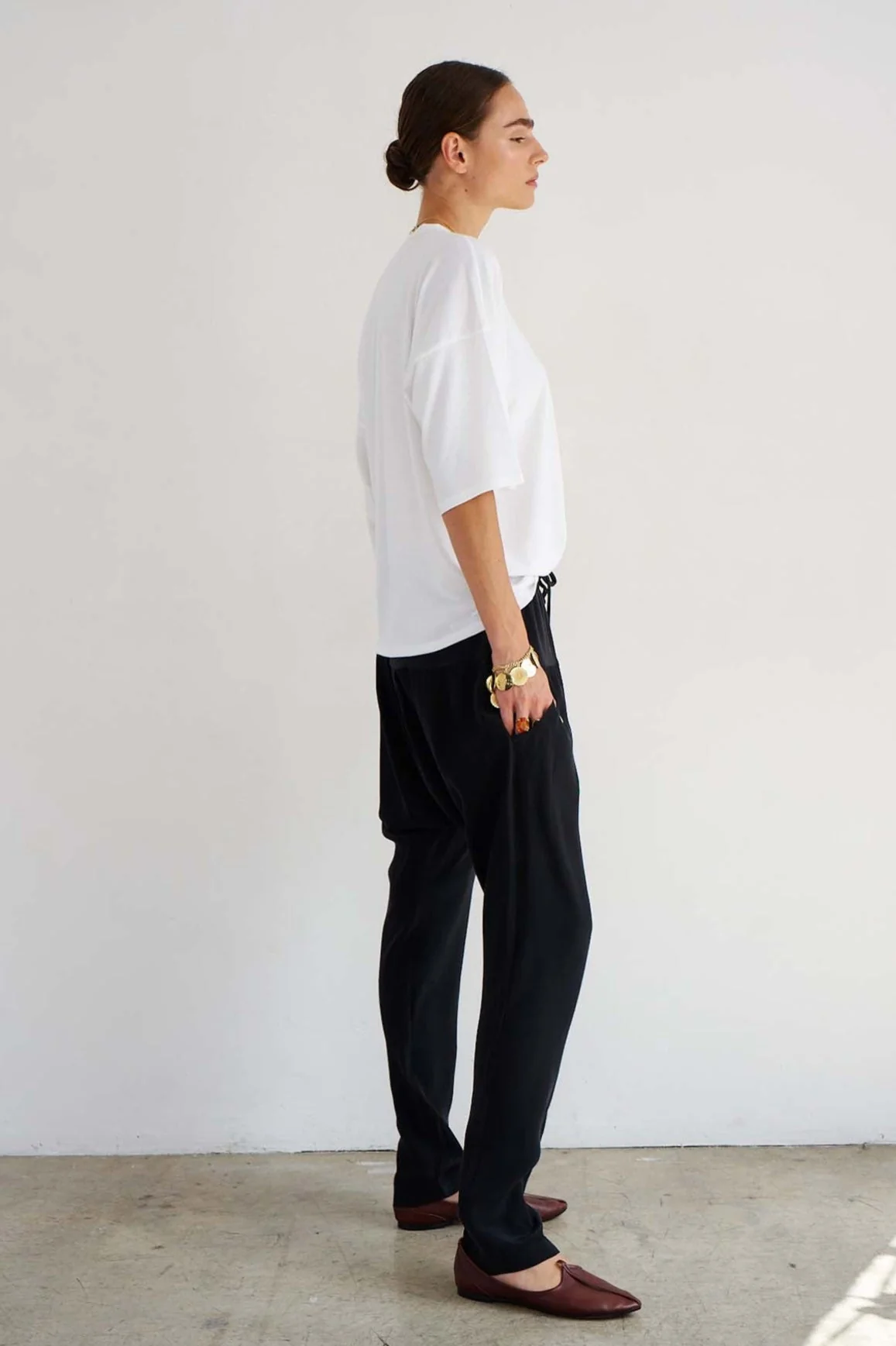 Jamie Haller - The Harem Pant Silk in Black - Image 12