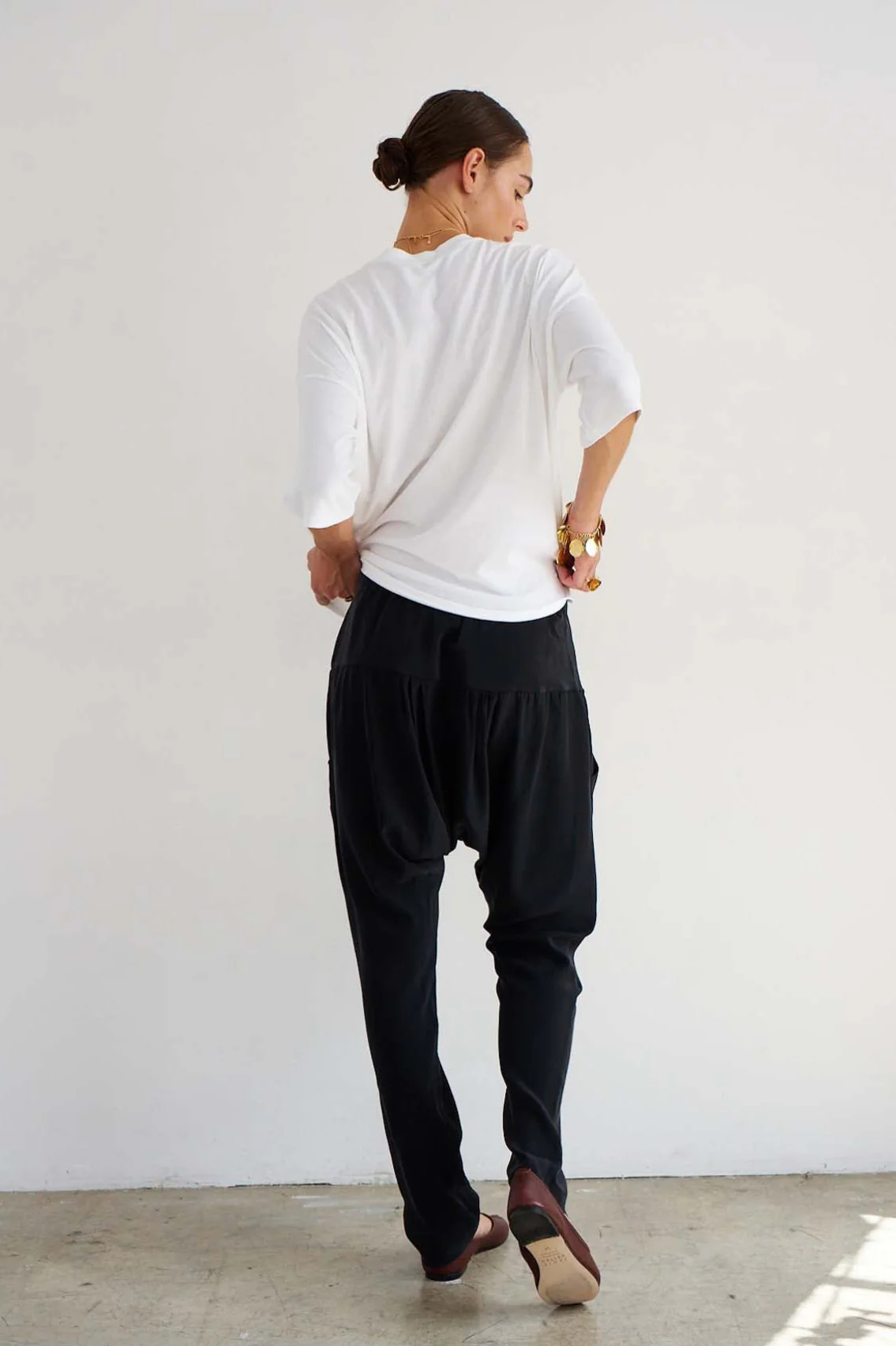 Jamie Haller - The Harem Pant Silk in Black - Image 14