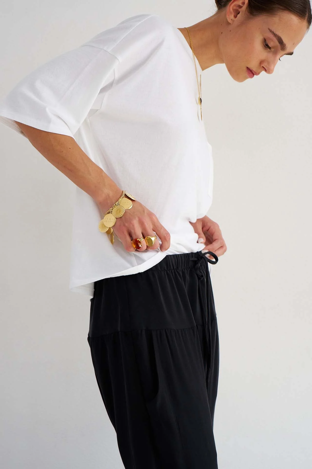 Jamie Haller - The Harem Pant Silk in Black - Image 8