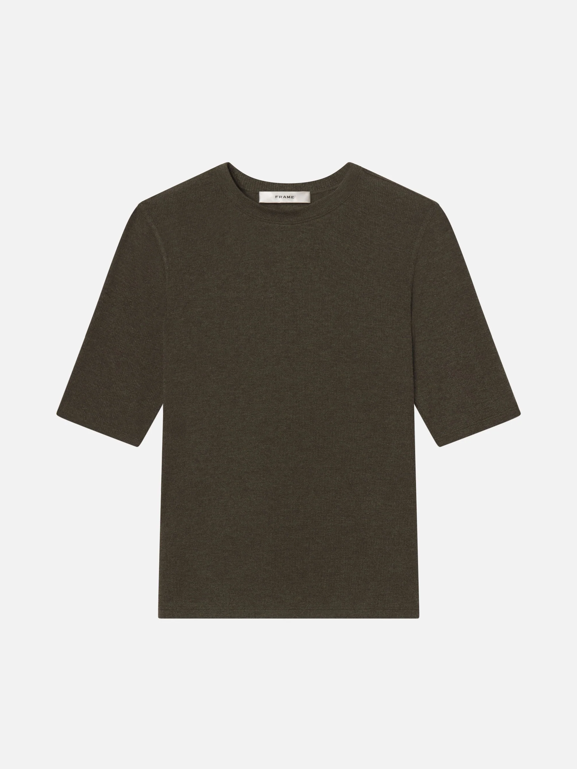 FRAME - The Heather Rib Crew Tee