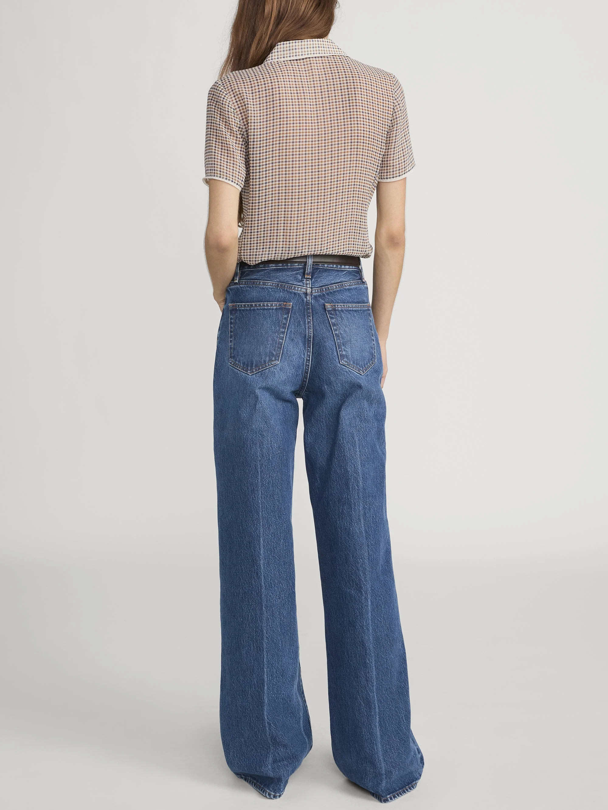 FRAME - The Silk Check Shirt - Image 6