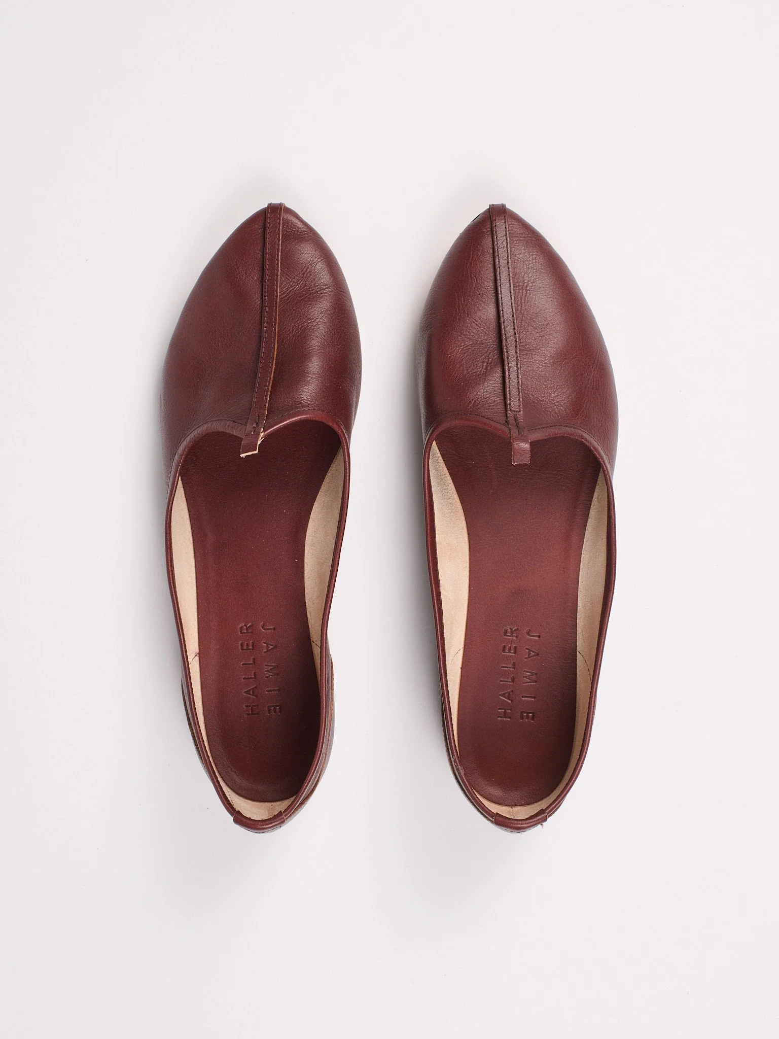 Jamie Haller - The Jutti Slipper in Oxblood