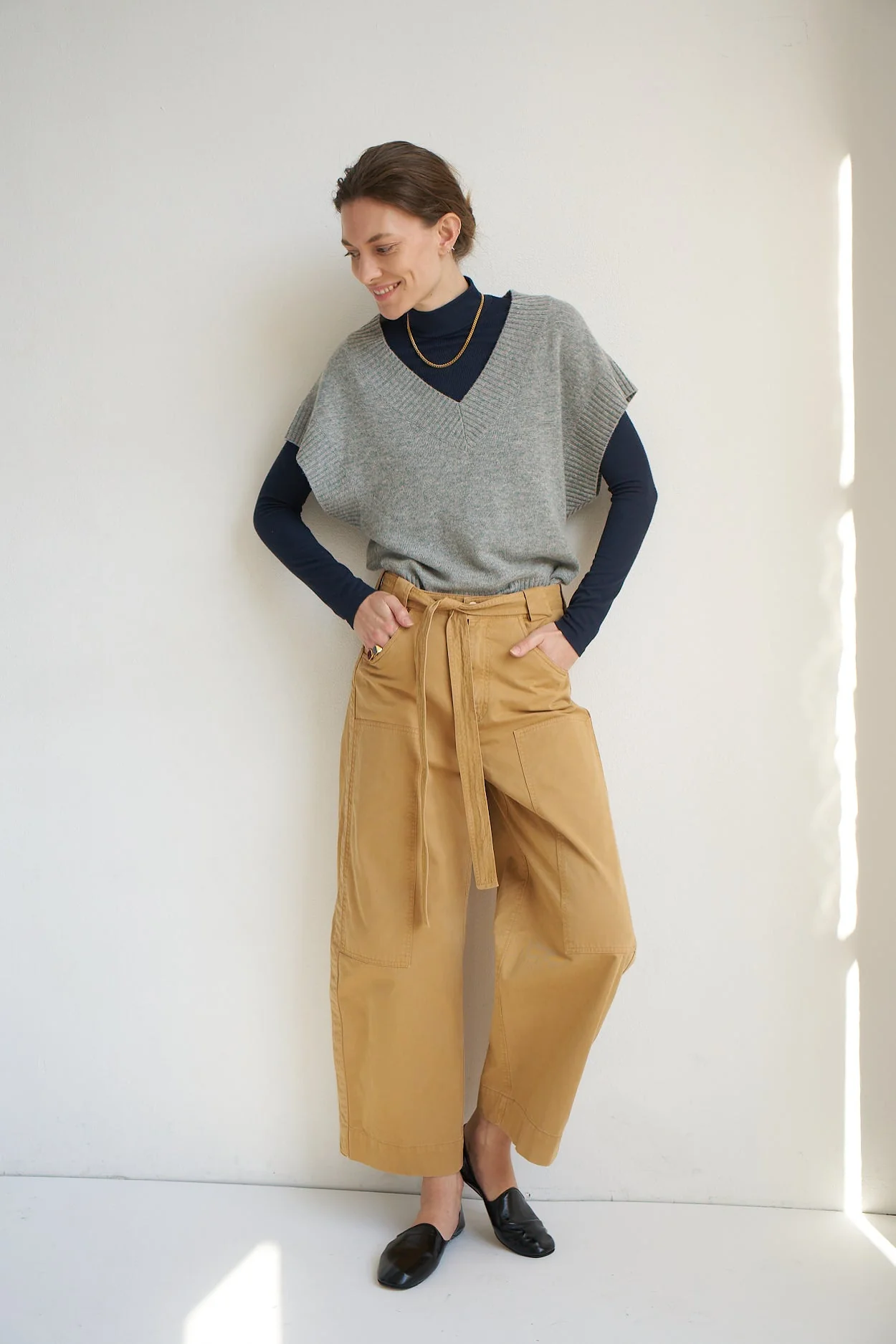 Jamie Haller - The Karate Pant in Tan - Image 9