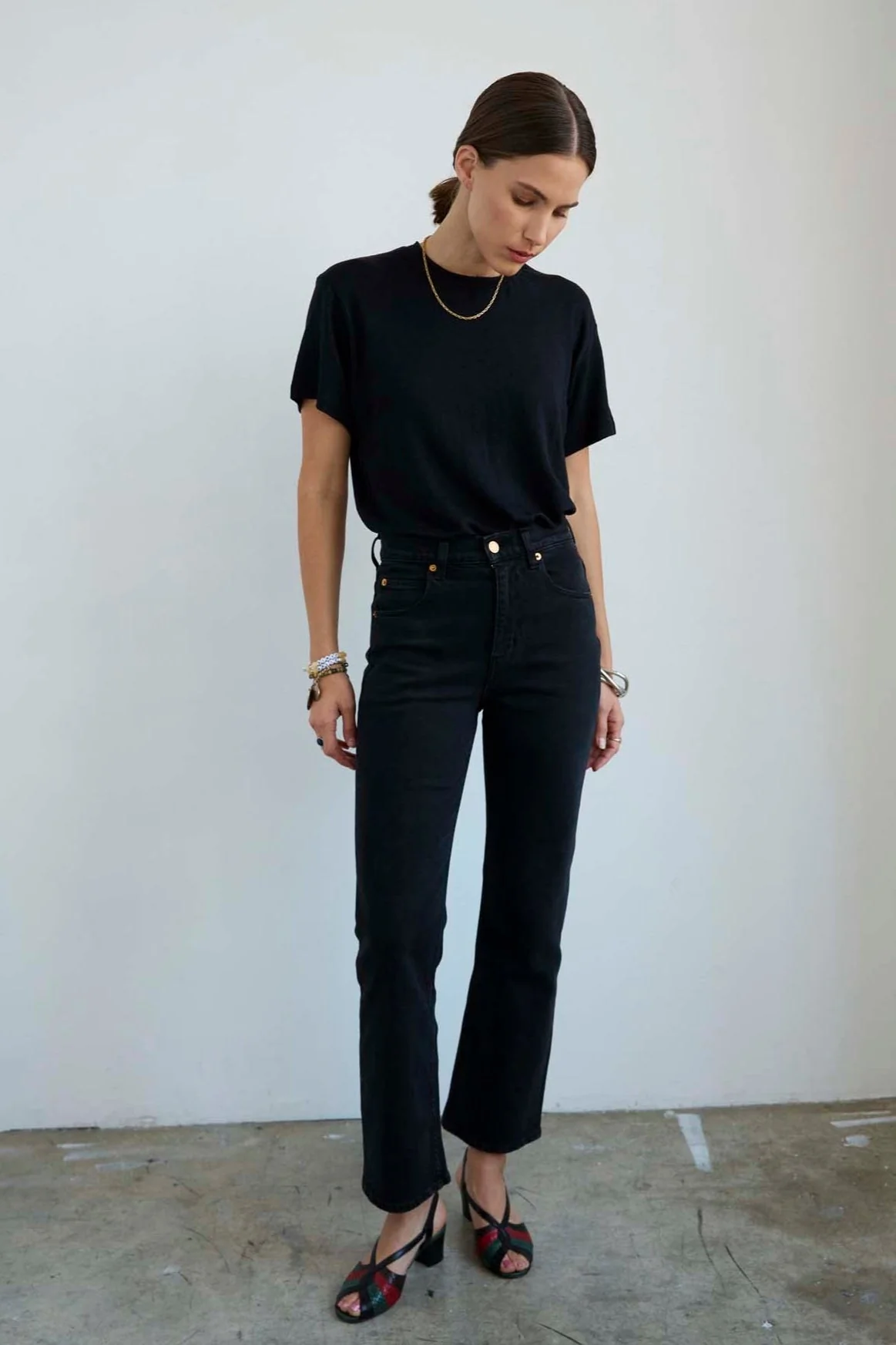 Jamie Haller - The Kenickie Jean in Washed Black - Image 11