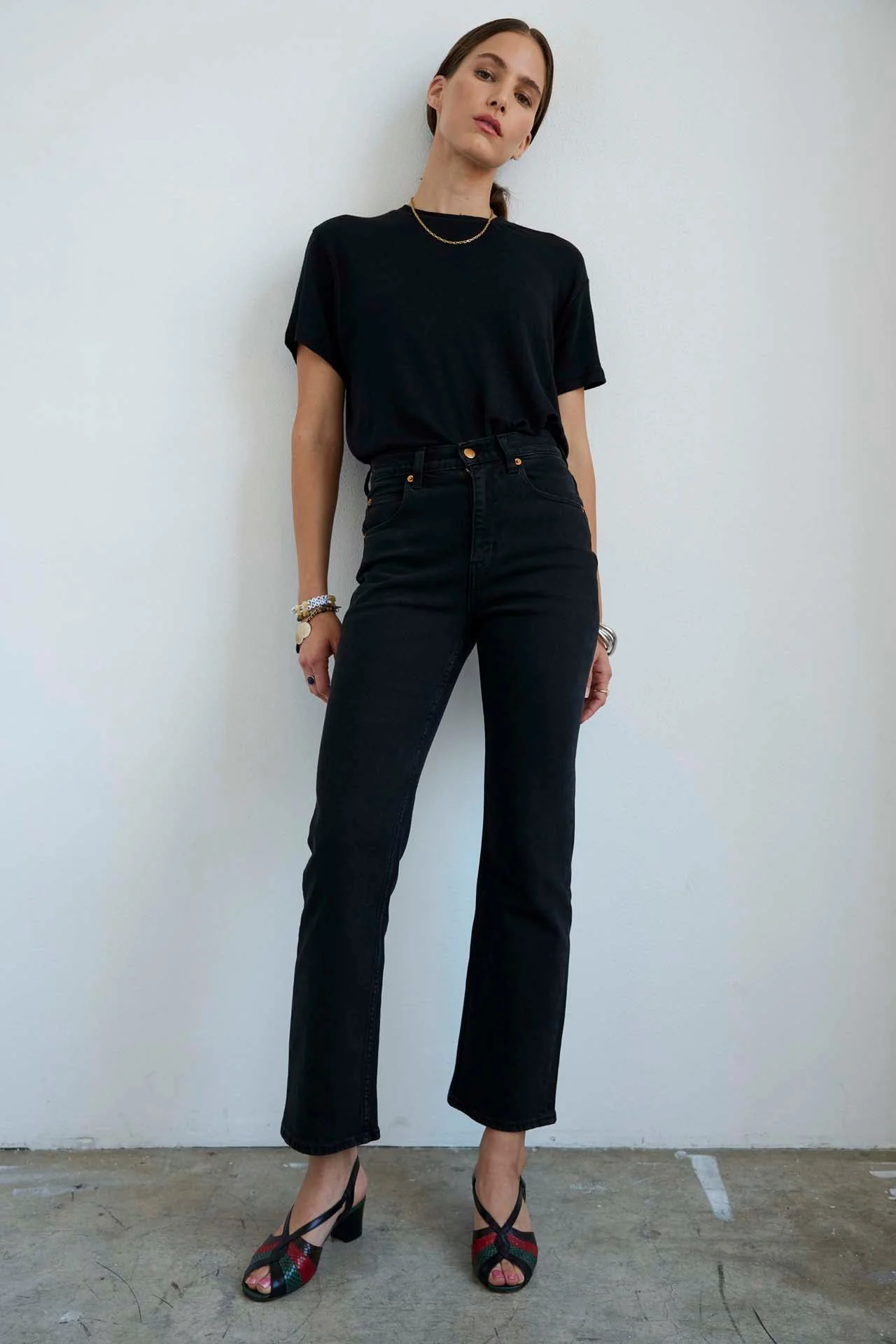 Jamie Haller - The Kenickie Jean in Washed Black - Image 2