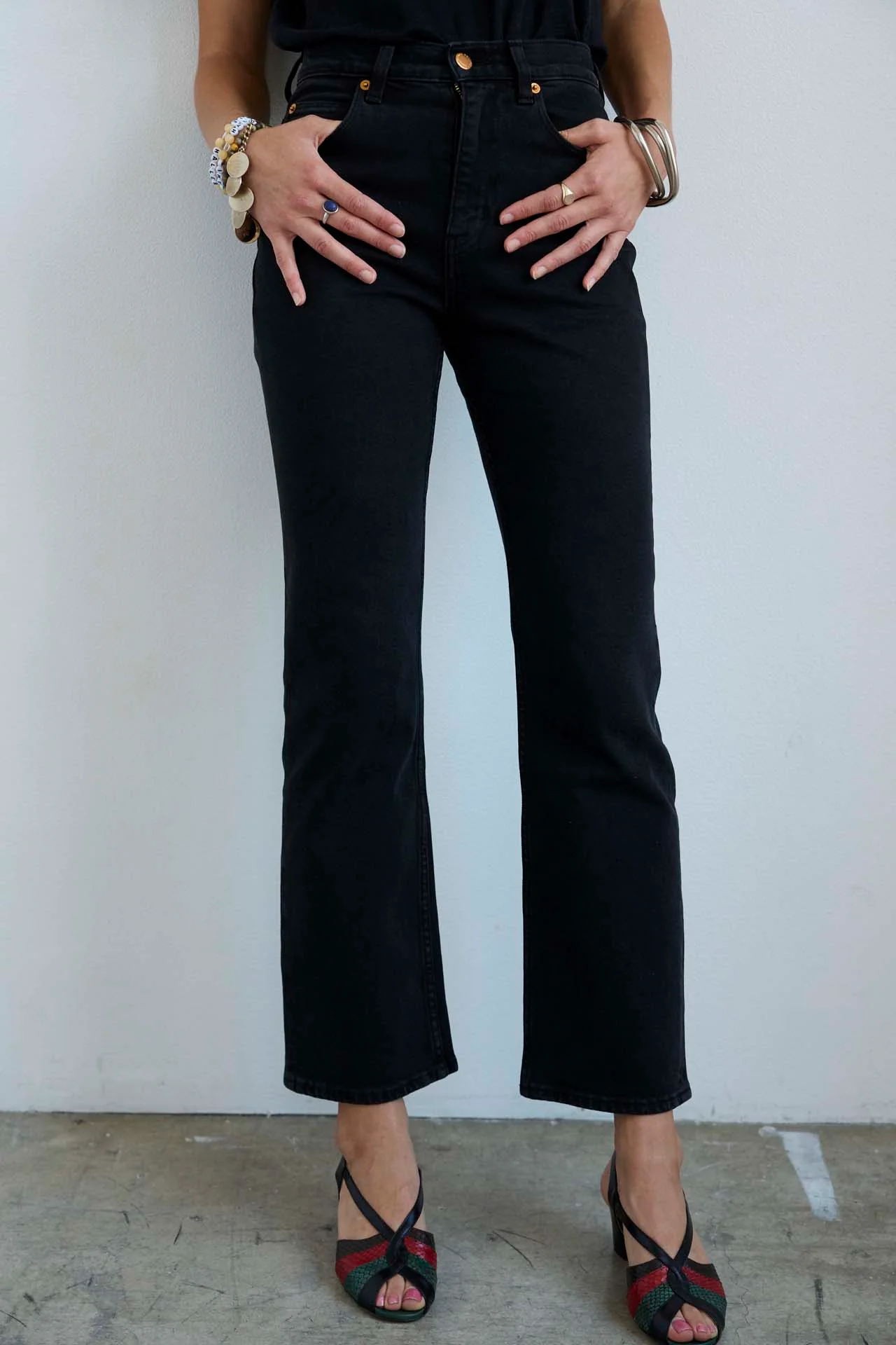 Jamie Haller - The Kenickie Jean in Washed Black - Image 7