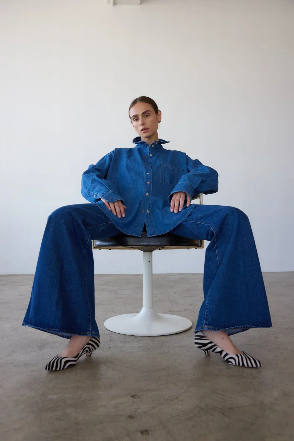 Jamie Haller - The Kitty Point in Ponyhair Zebra - Image 10