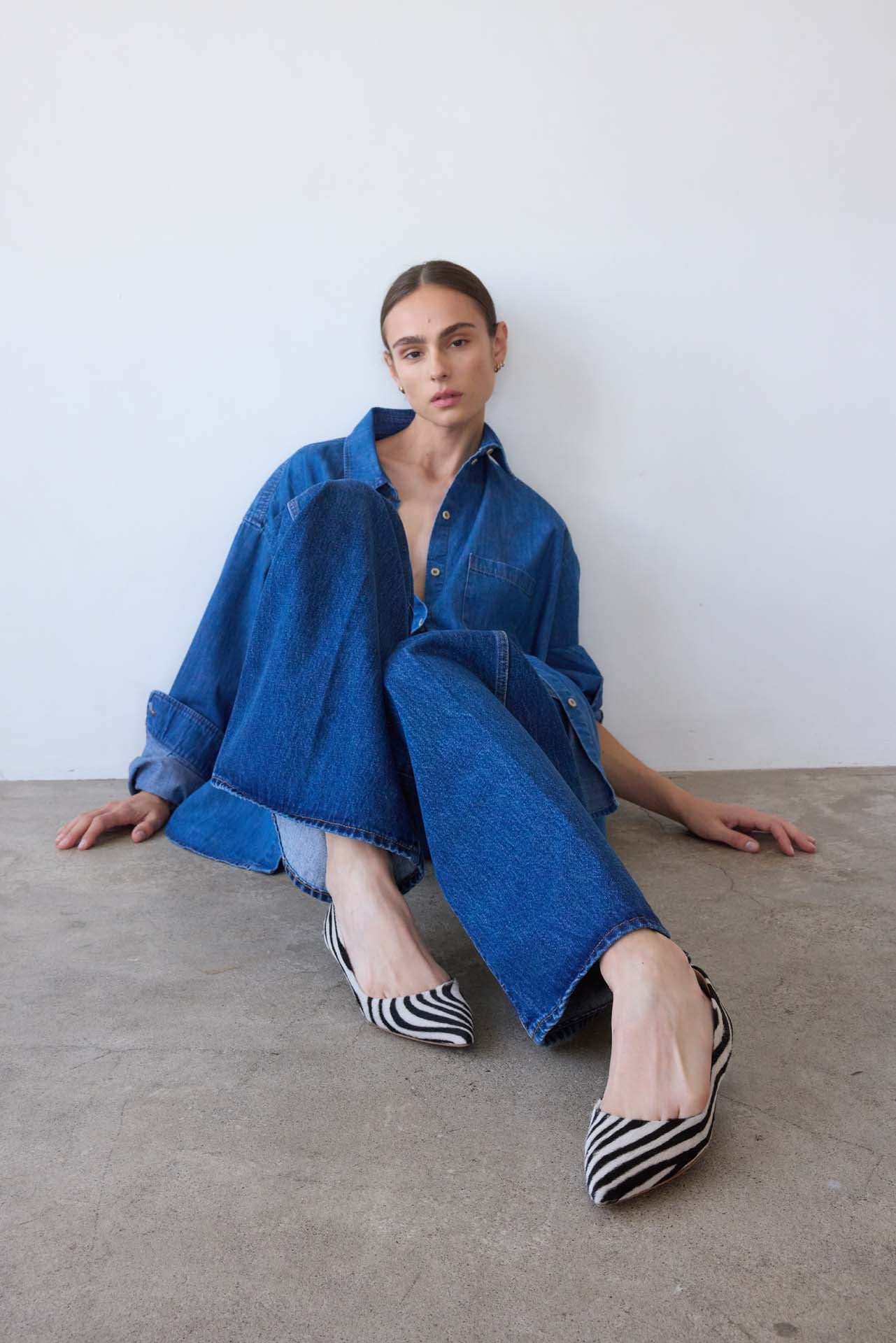 Jamie Haller - The Kitty Point in Ponyhair Zebra - Image 4