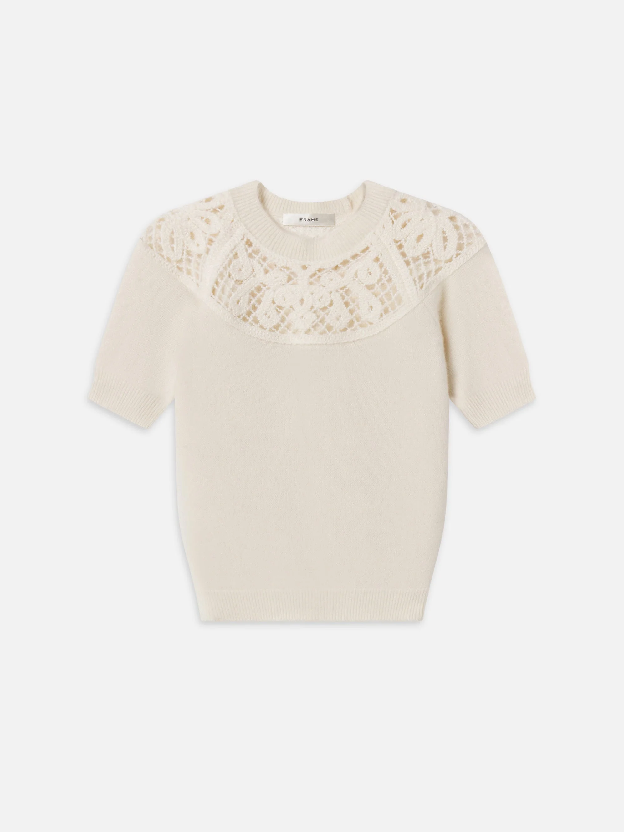 FRAME - The Lace Gathered Sweater