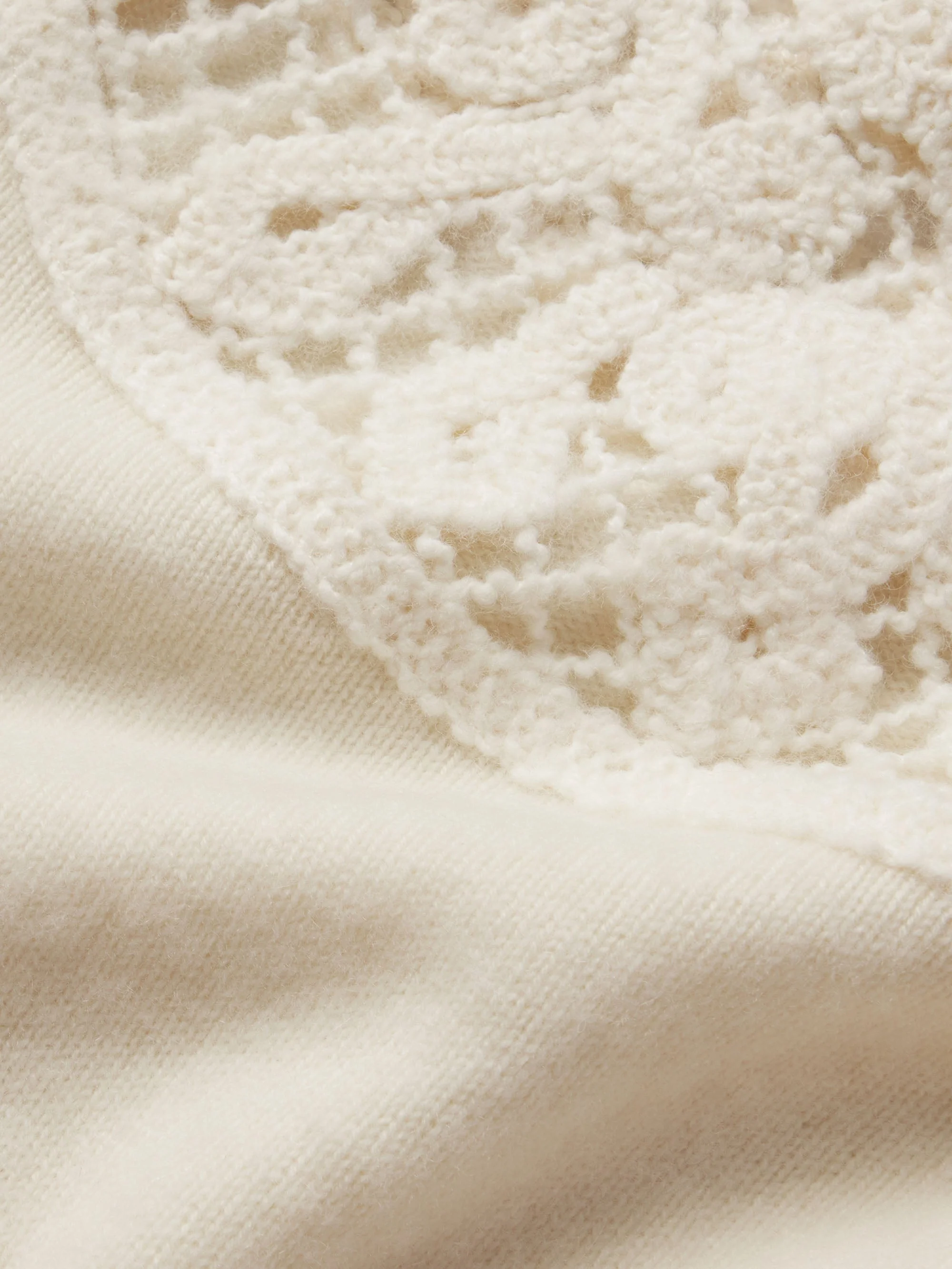 FRAME - The Lace Gathered Sweater - Image 7