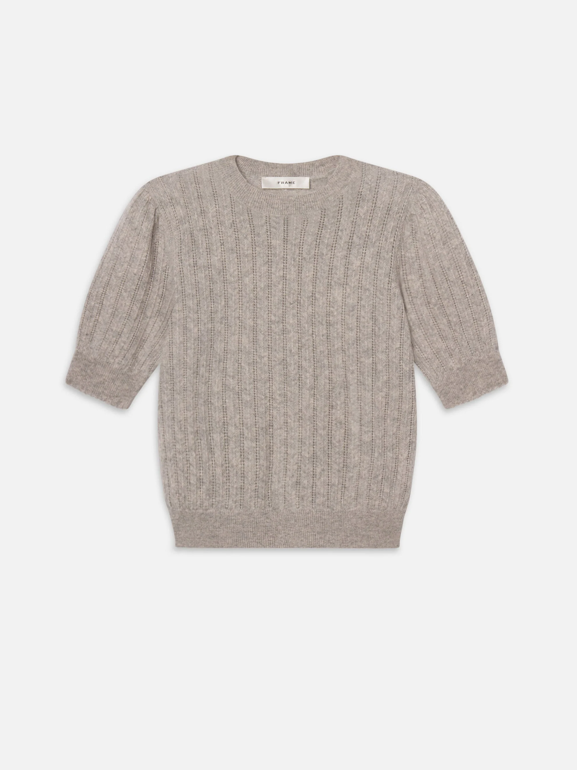 FRAME - The Ladder Pointelle Sweater - Image 3