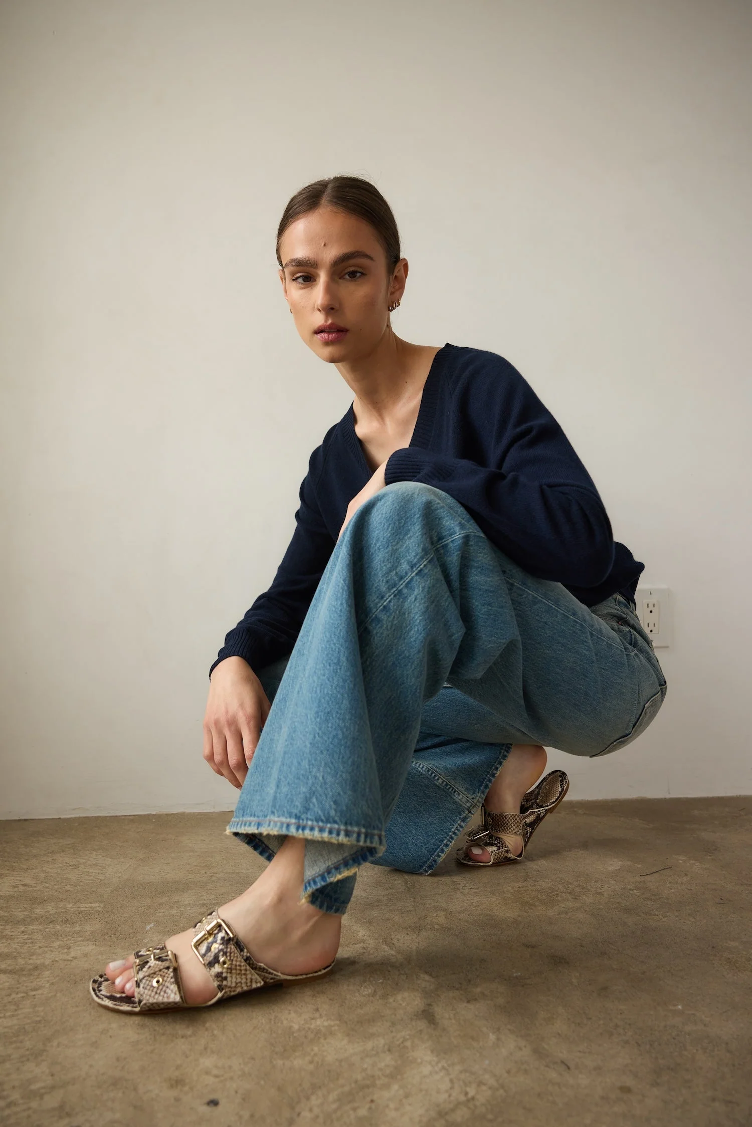 Jamie Haller - The Lax Wide in Worn Indigo - Image 12