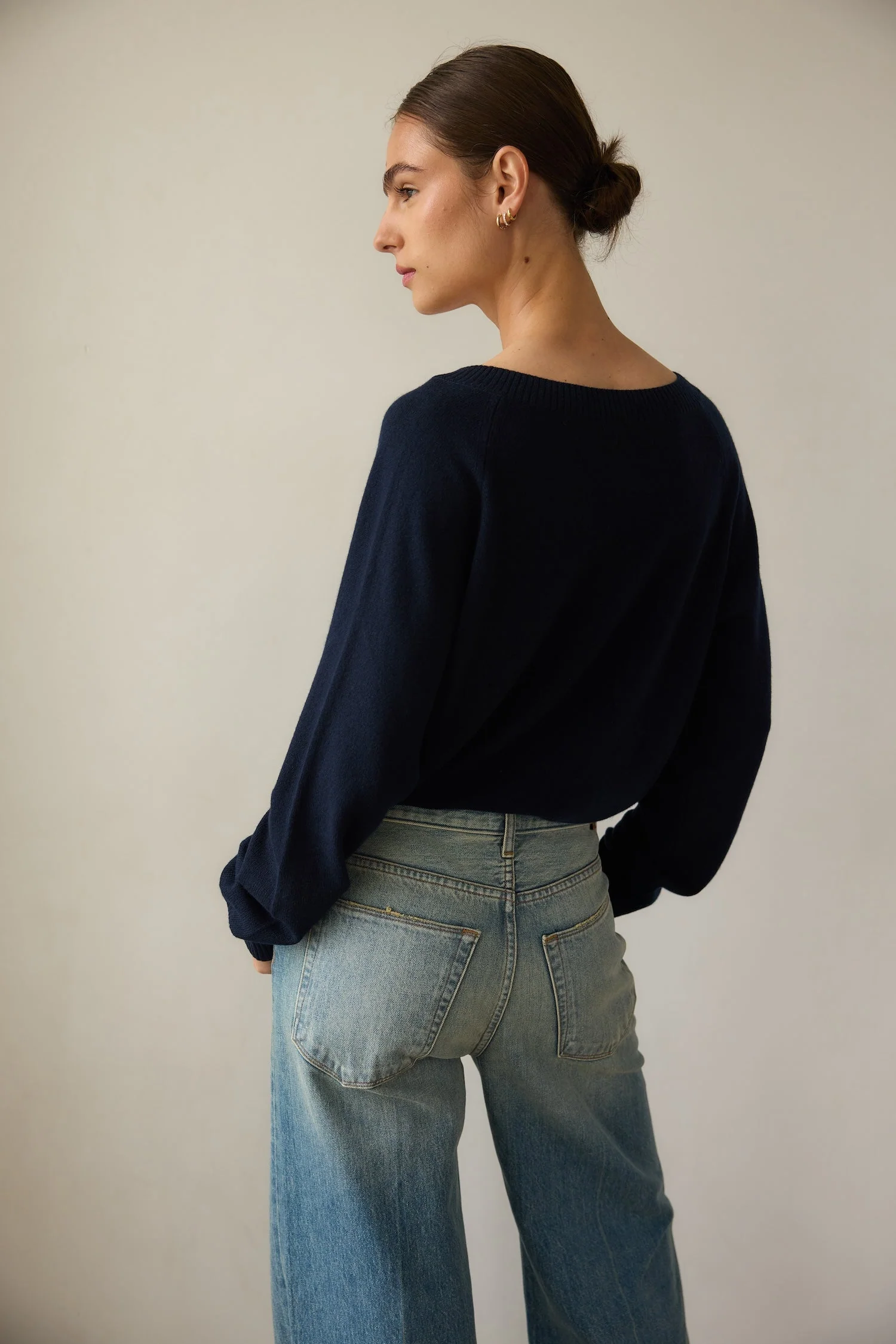 Jamie Haller - The Lax Wide in Worn Indigo - Image 19