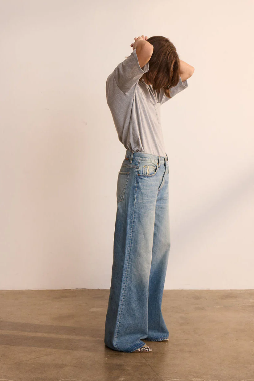 Jamie Haller - The Lax Wide in Worn Indigo - Image 20