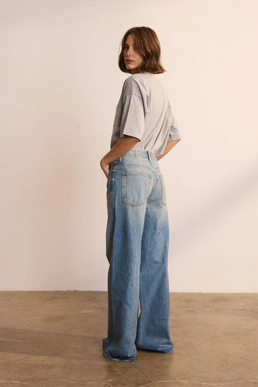 Jamie Haller - The Lax Wide in Worn Indigo - Image 21