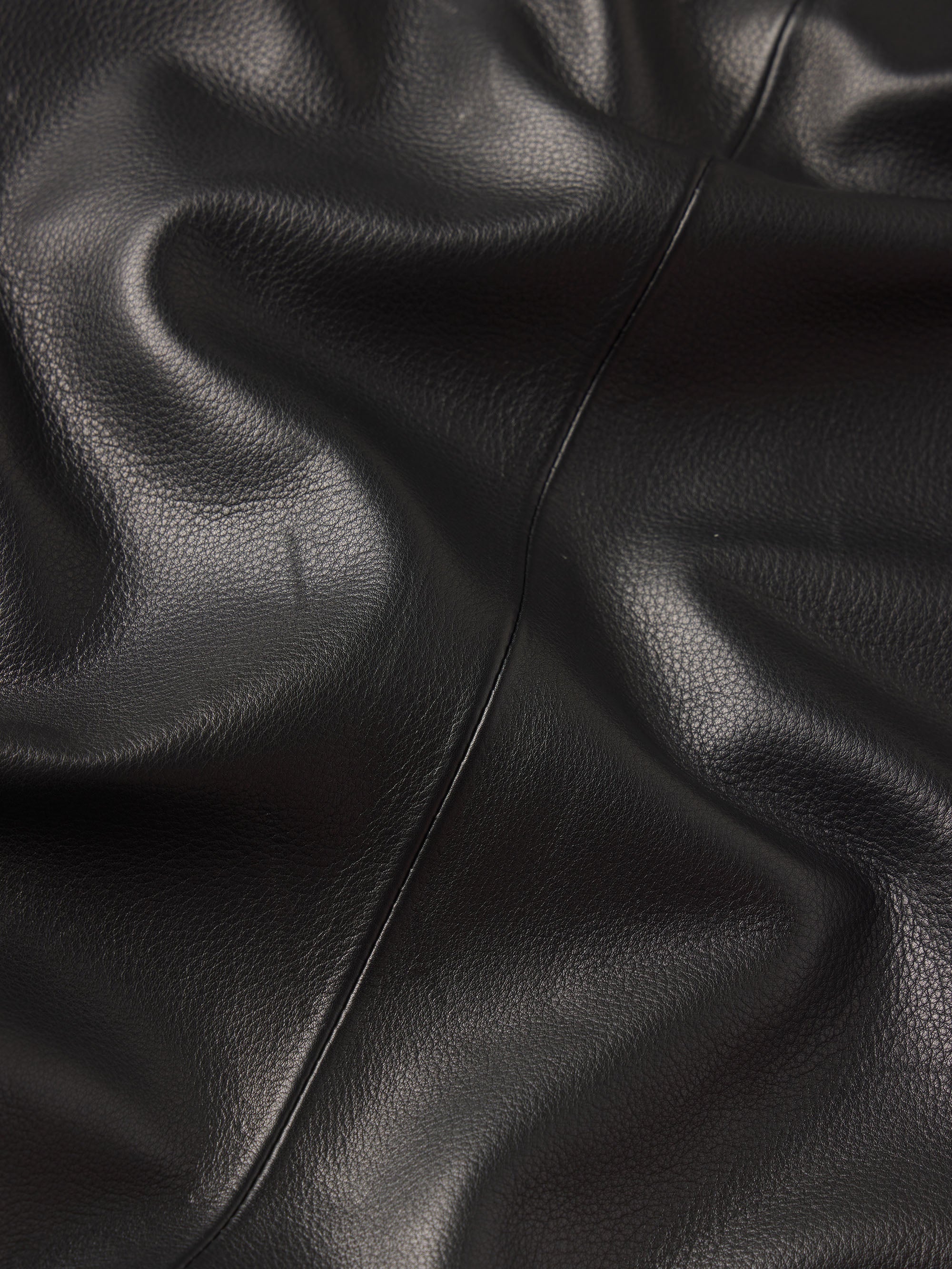 FRAME - The Leather Pinafore Dress - Image 6