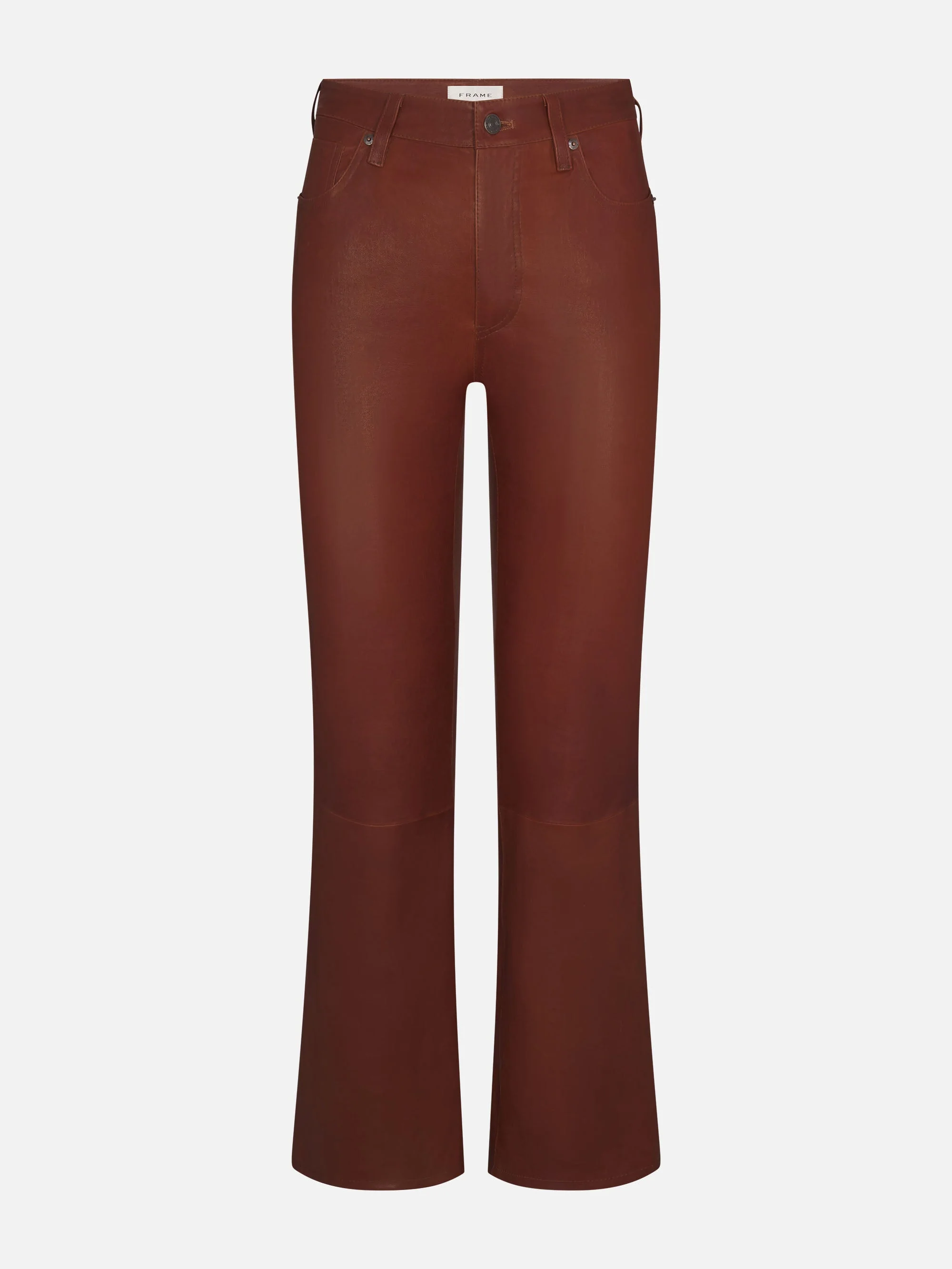 FRAME - The Leather Reboot Crop - Image 5