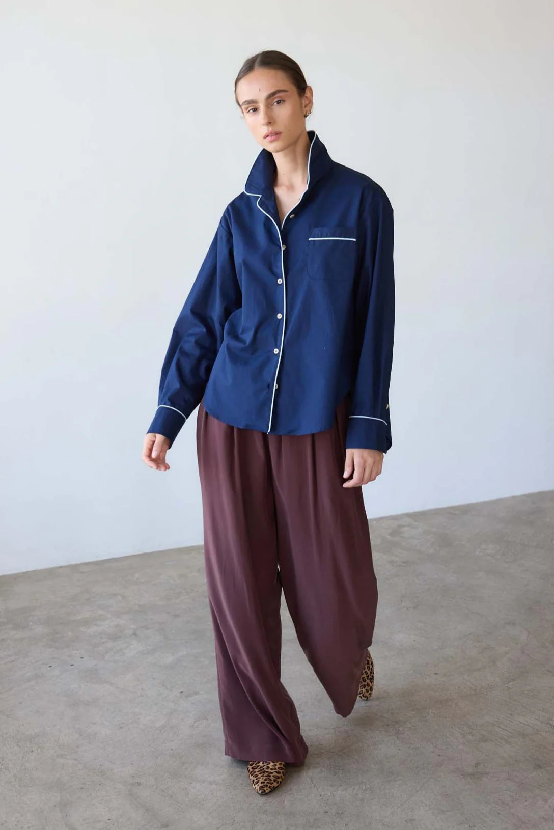 Jamie Haller - The Lounge Pant in Burgundy