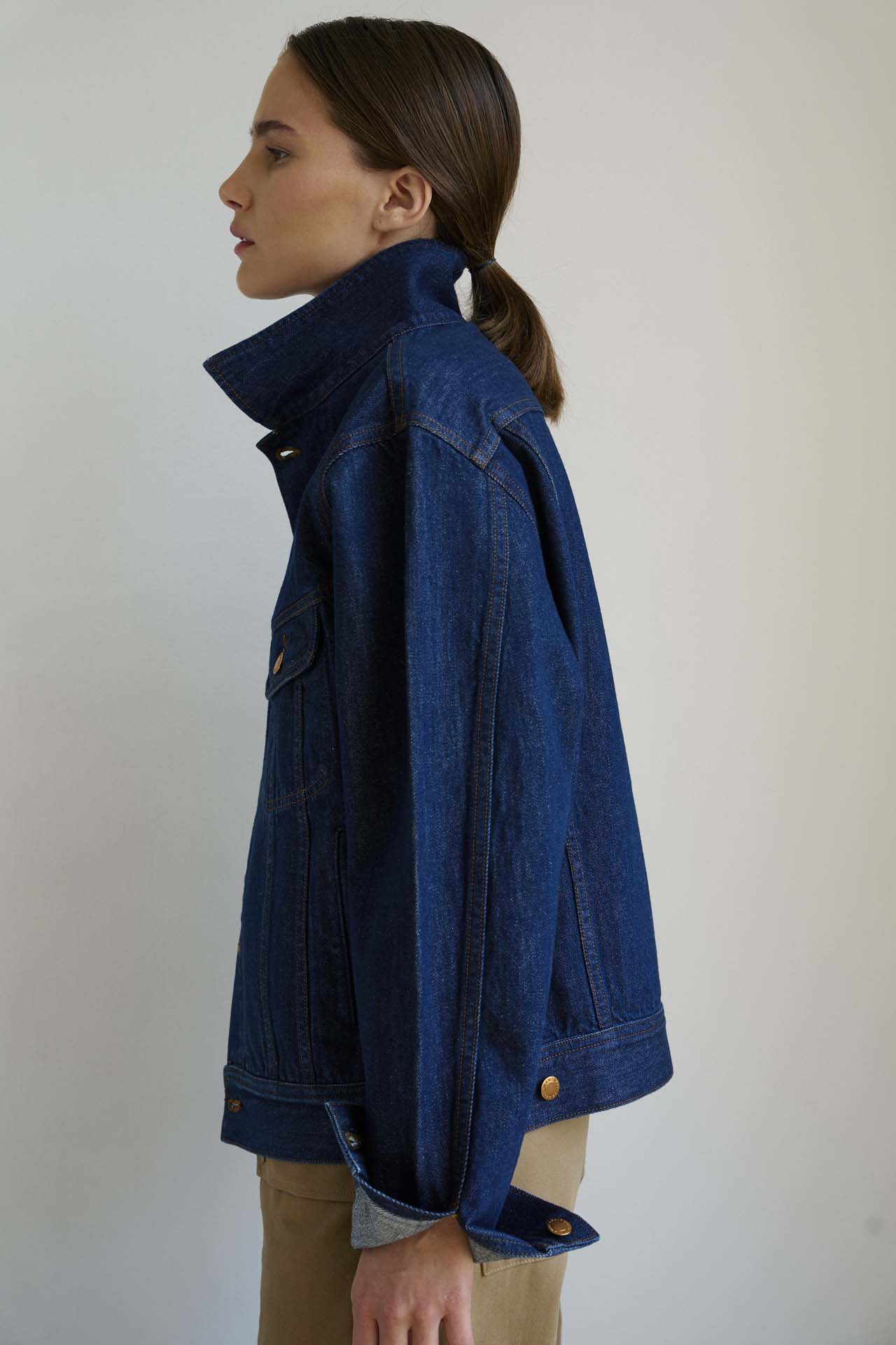 Jamie Haller - The Loverboy Jacket in Raw Rinse - Image 15