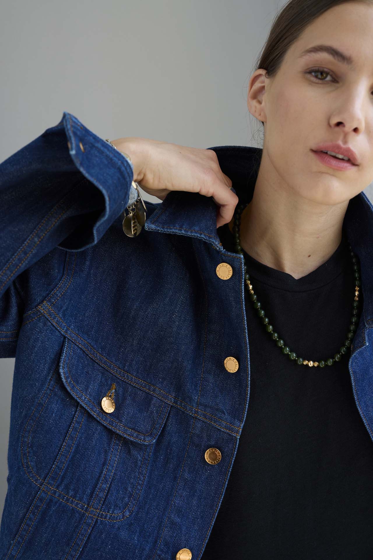 Jamie Haller - The Loverboy Jacket in Raw Rinse - Image 18