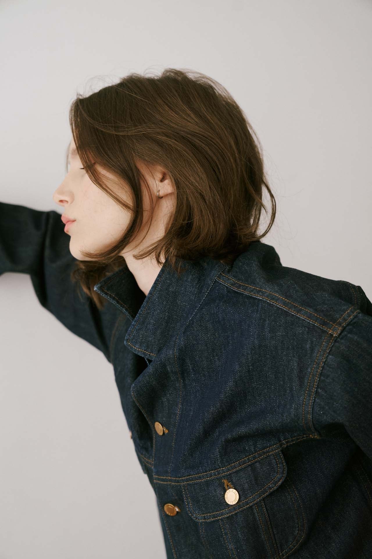 Jamie Haller - The Loverboy Jacket in Raw Rinse - Image 23