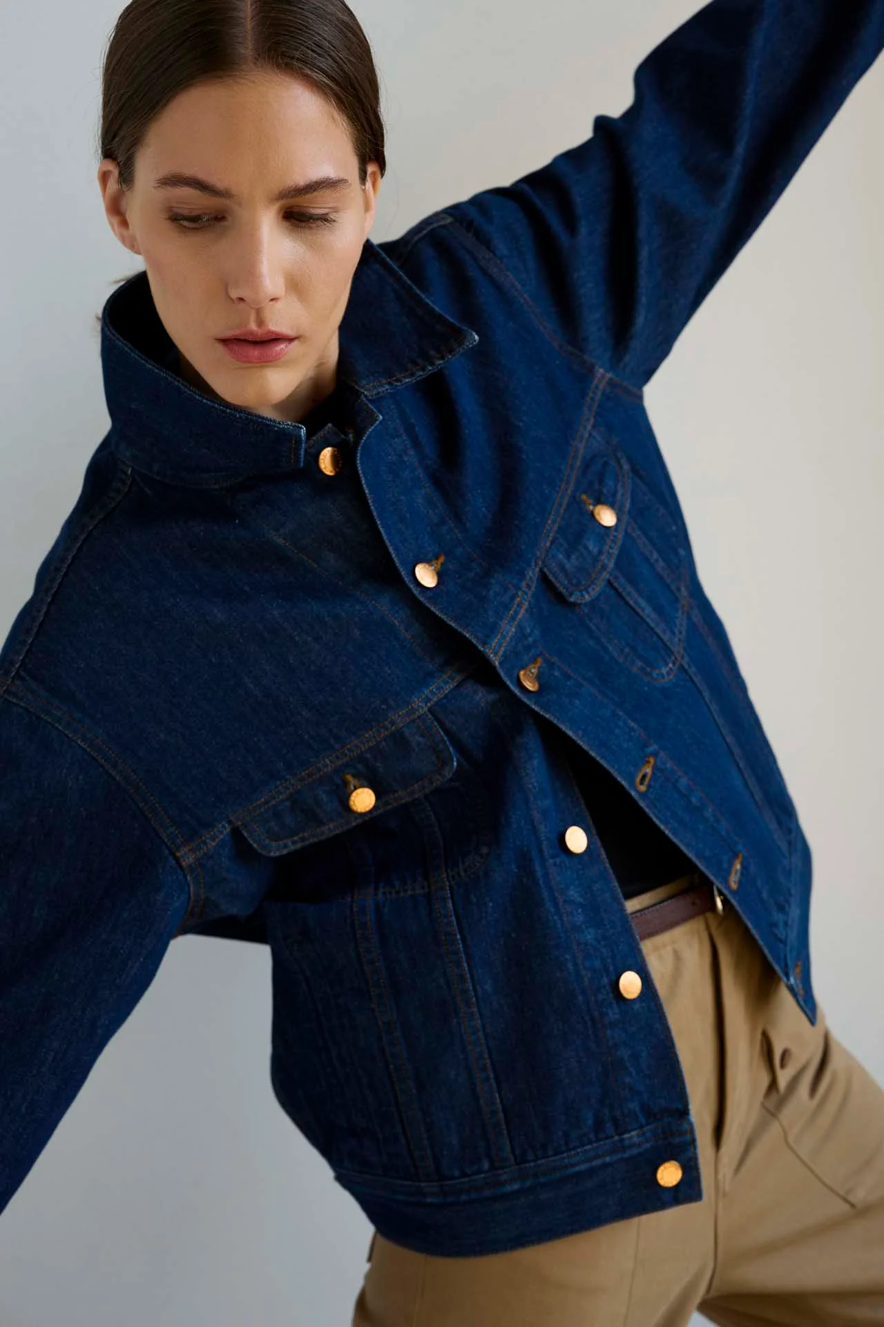 Jamie Haller - The Loverboy Jacket in Raw Rinse - Image 4