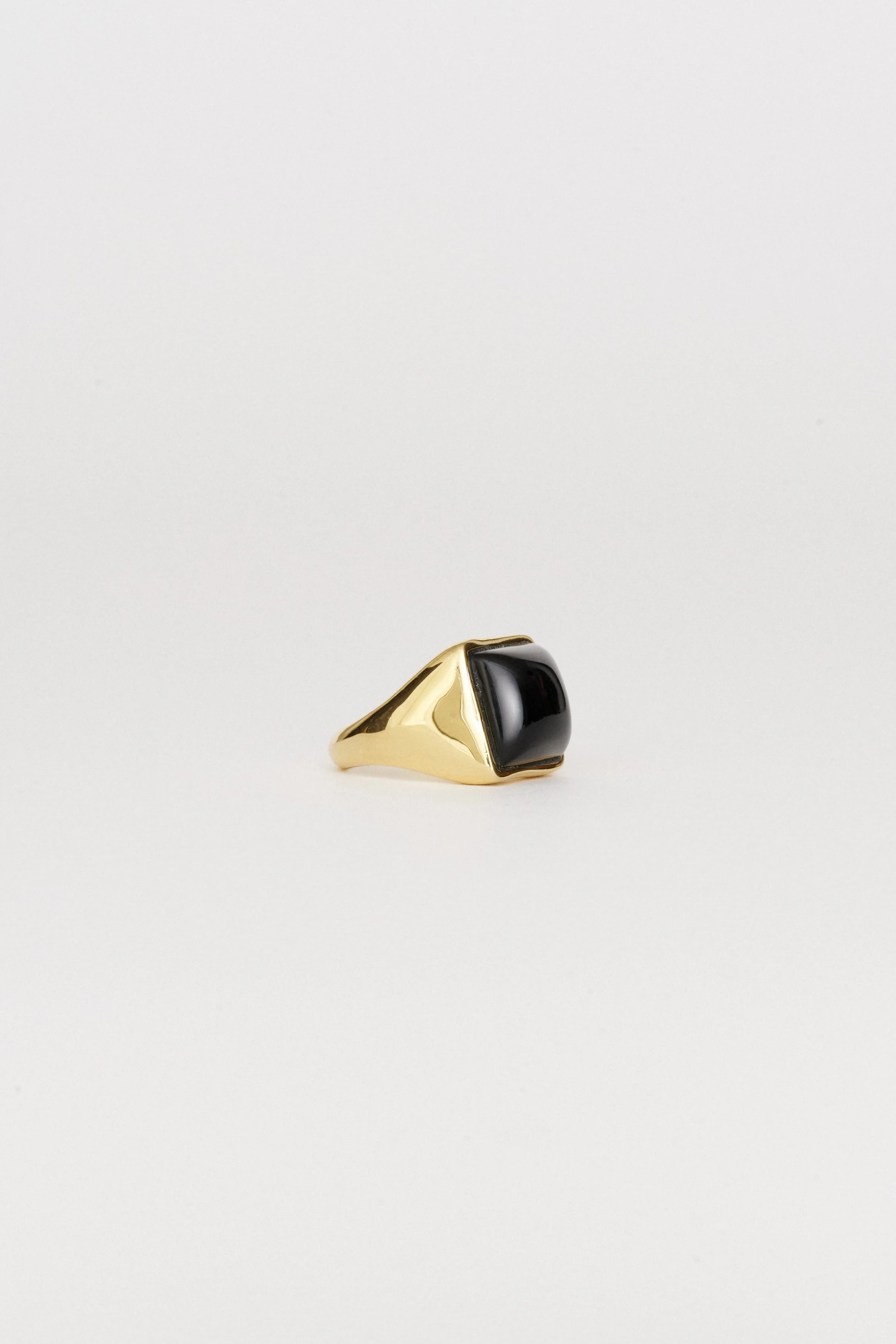 Jamie Haller - The Luques Square Signet Ring in Onyx - Image 3