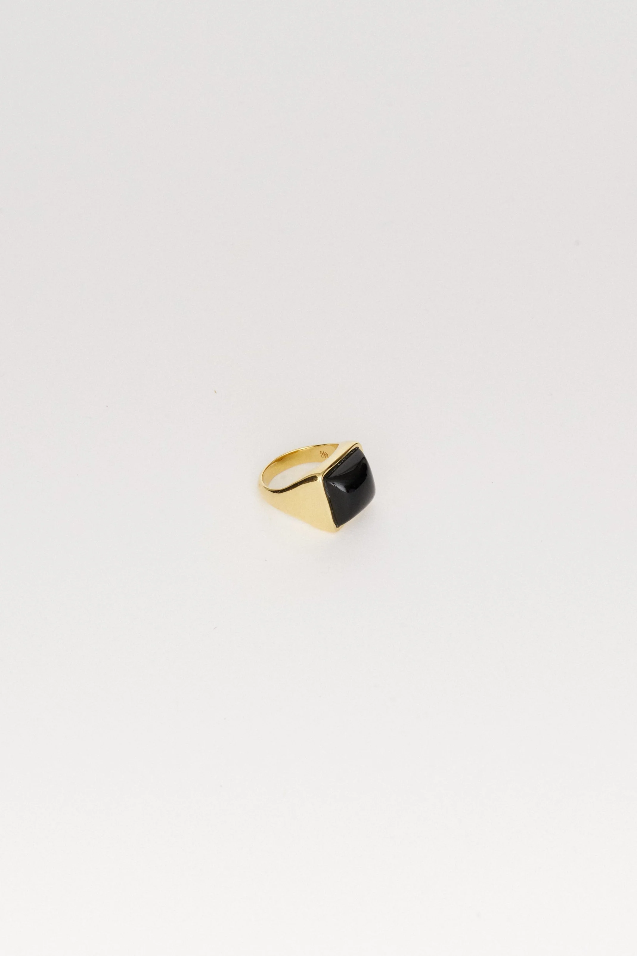 Jamie Haller - The Luques Square Signet Ring in Onyx - Image 9