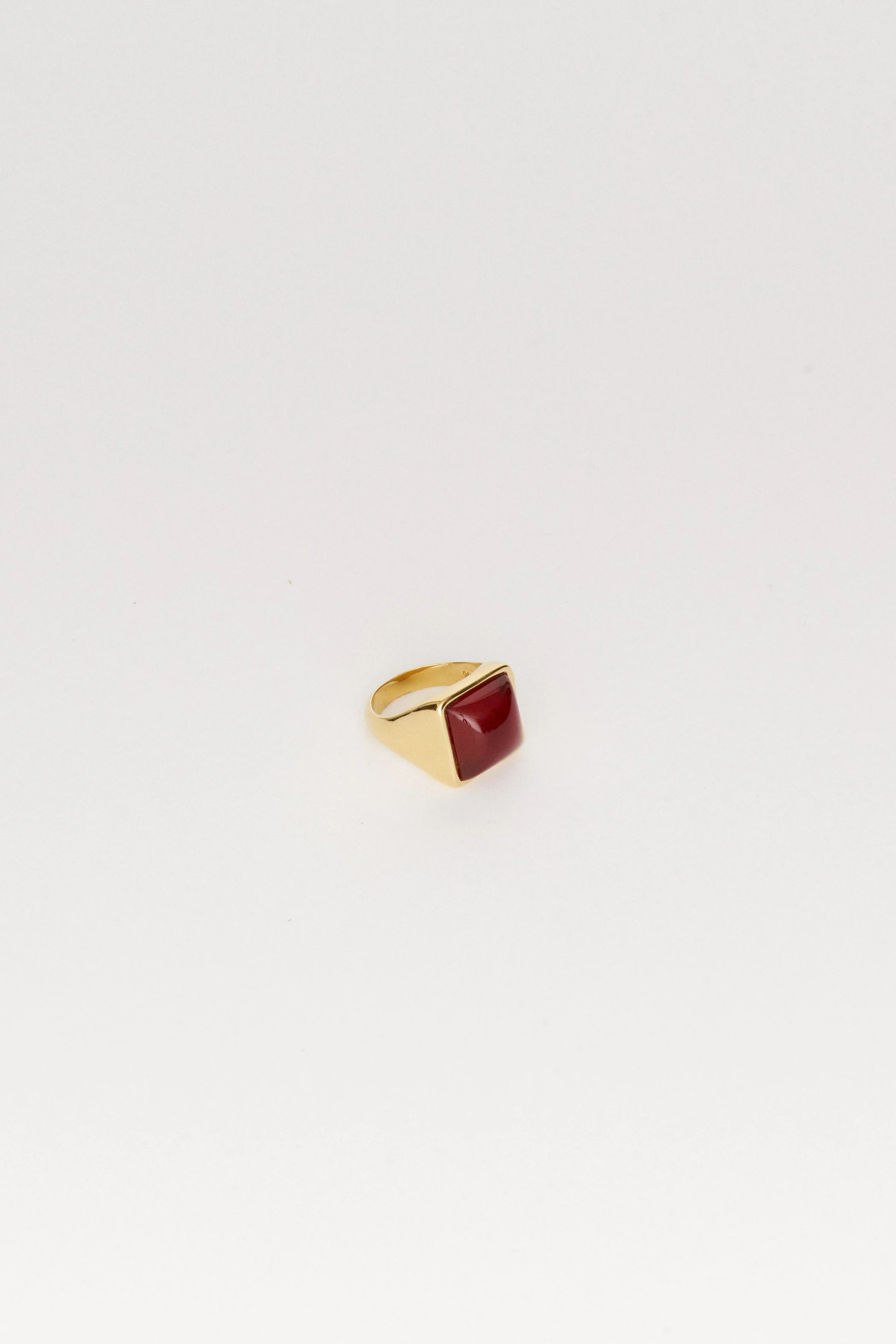 Jamie Haller - The Luques Square Signet Ring in Red Agate - Image 5