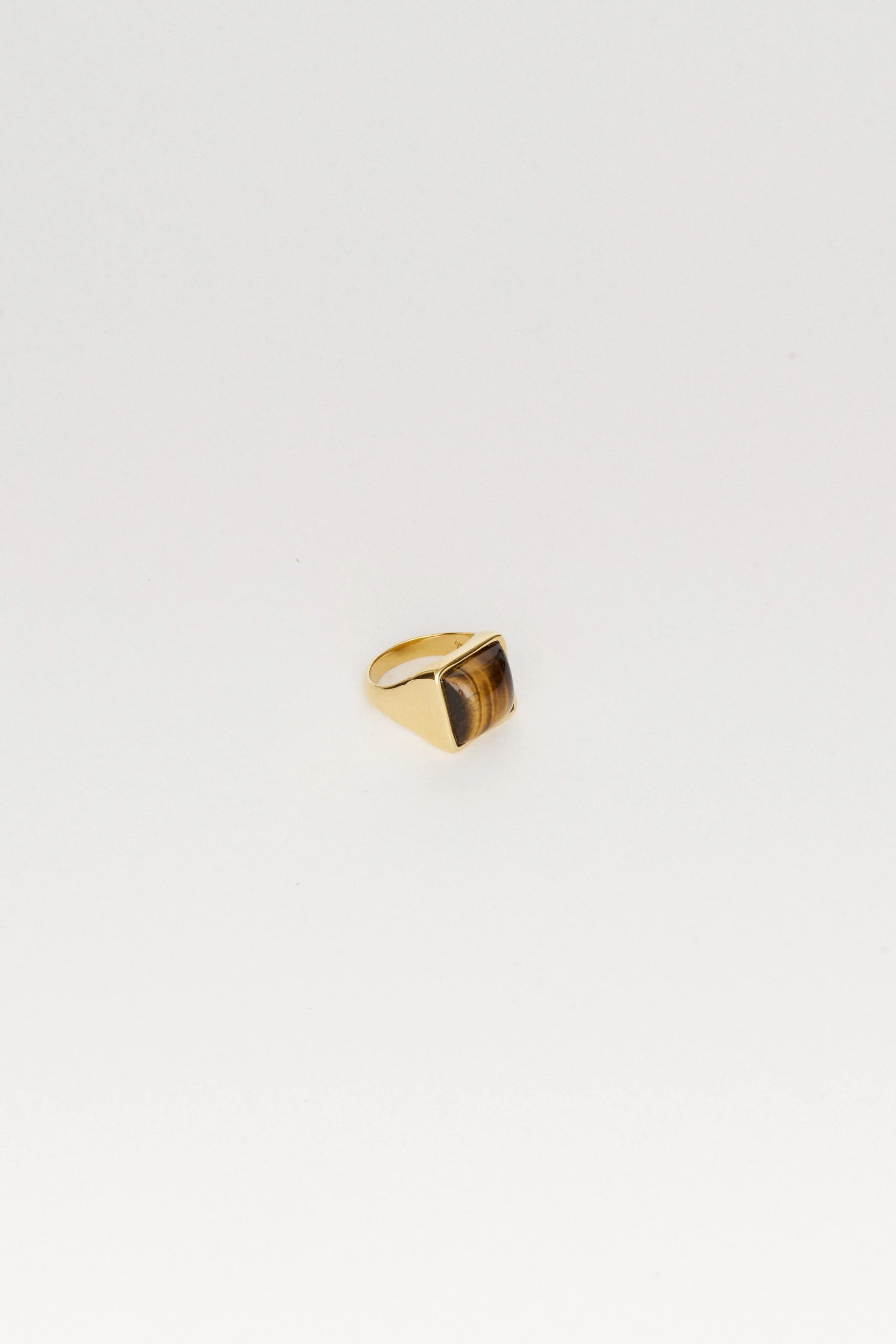 Jamie Haller - The Luques Square Signet Ring in Tigers Eye - Image 16
