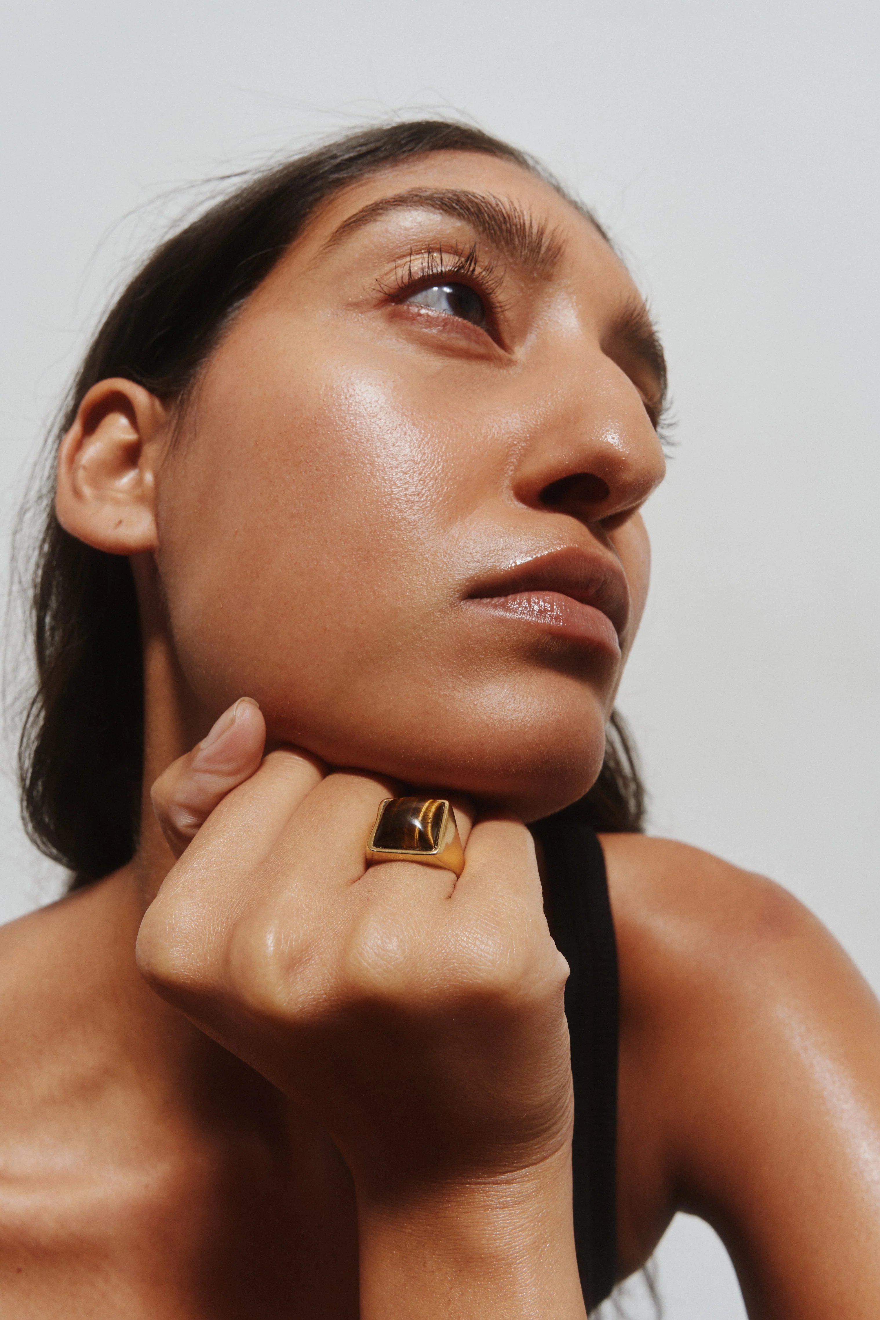 Jamie Haller - The Luques Square Signet Ring in Tigers Eye - Image 7