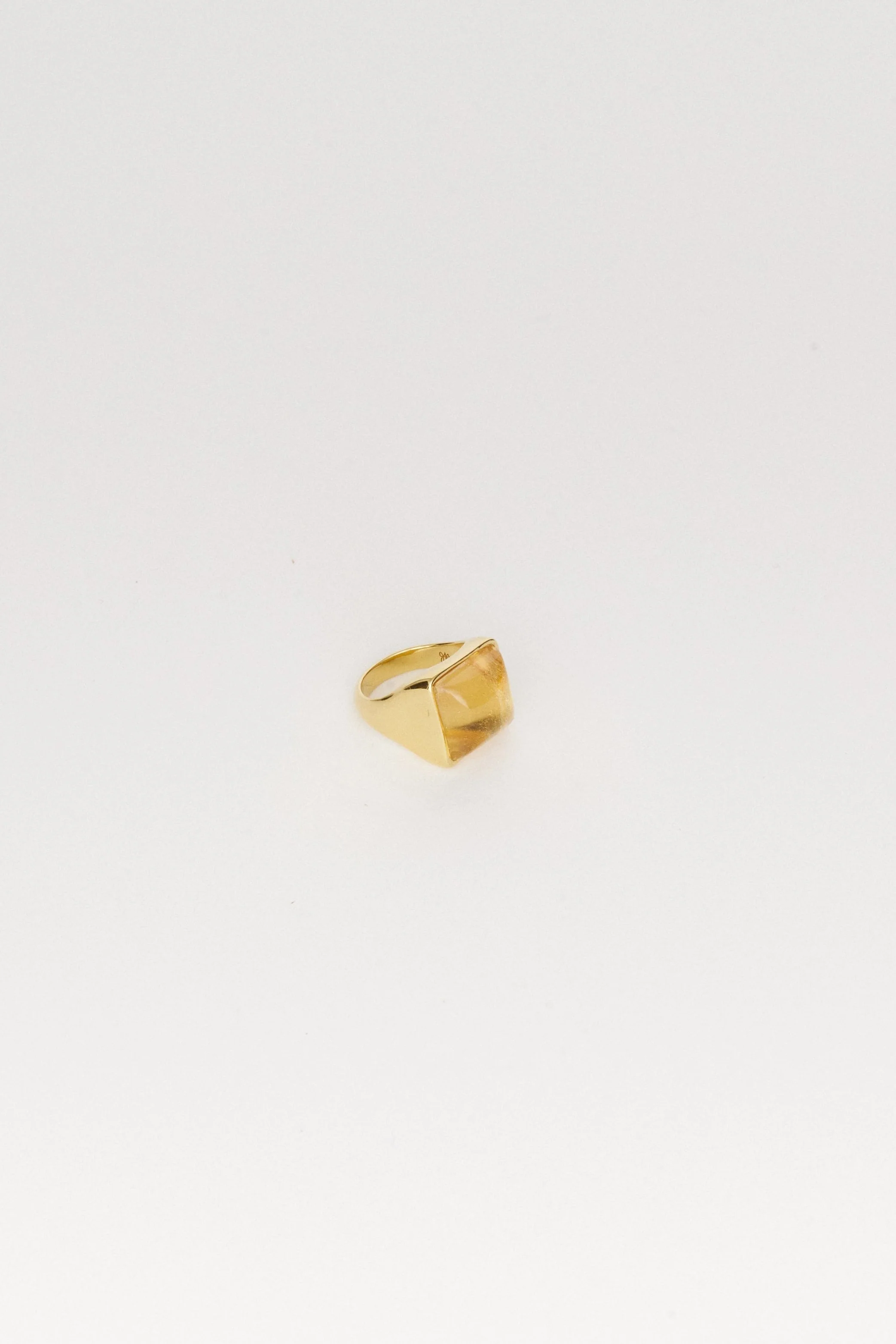 Jamie Haller - The Luques Square Signet Ring in Yellow Citrine - Image 16