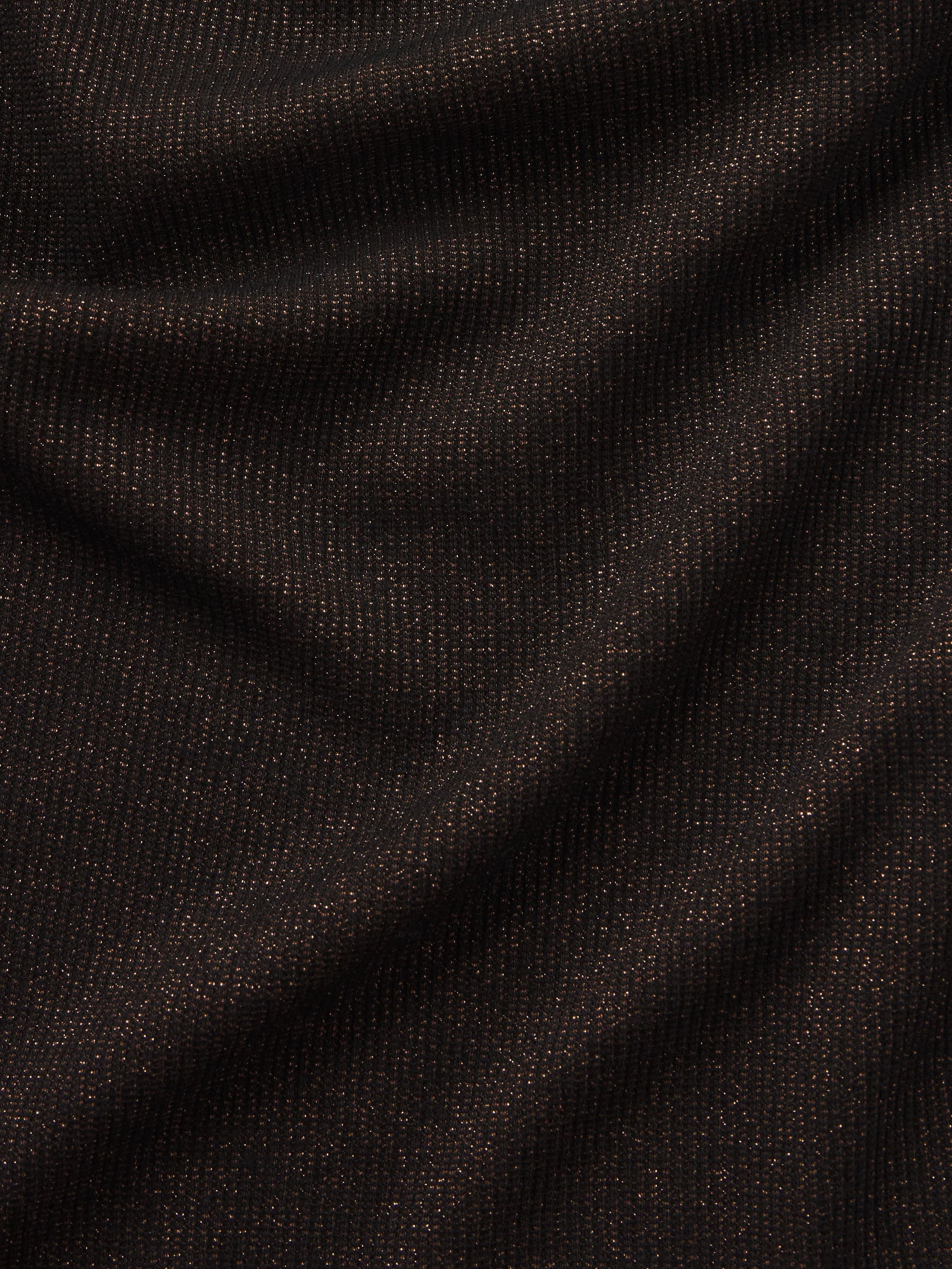 FRAME - The Lurex Mock Neck Tee - Image 7