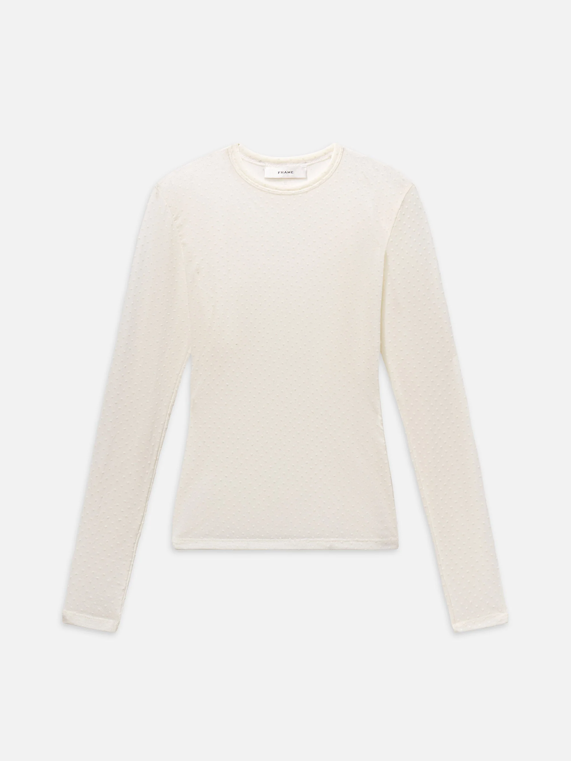 FRAME - The Mesh Polka Dot Top - Image 2