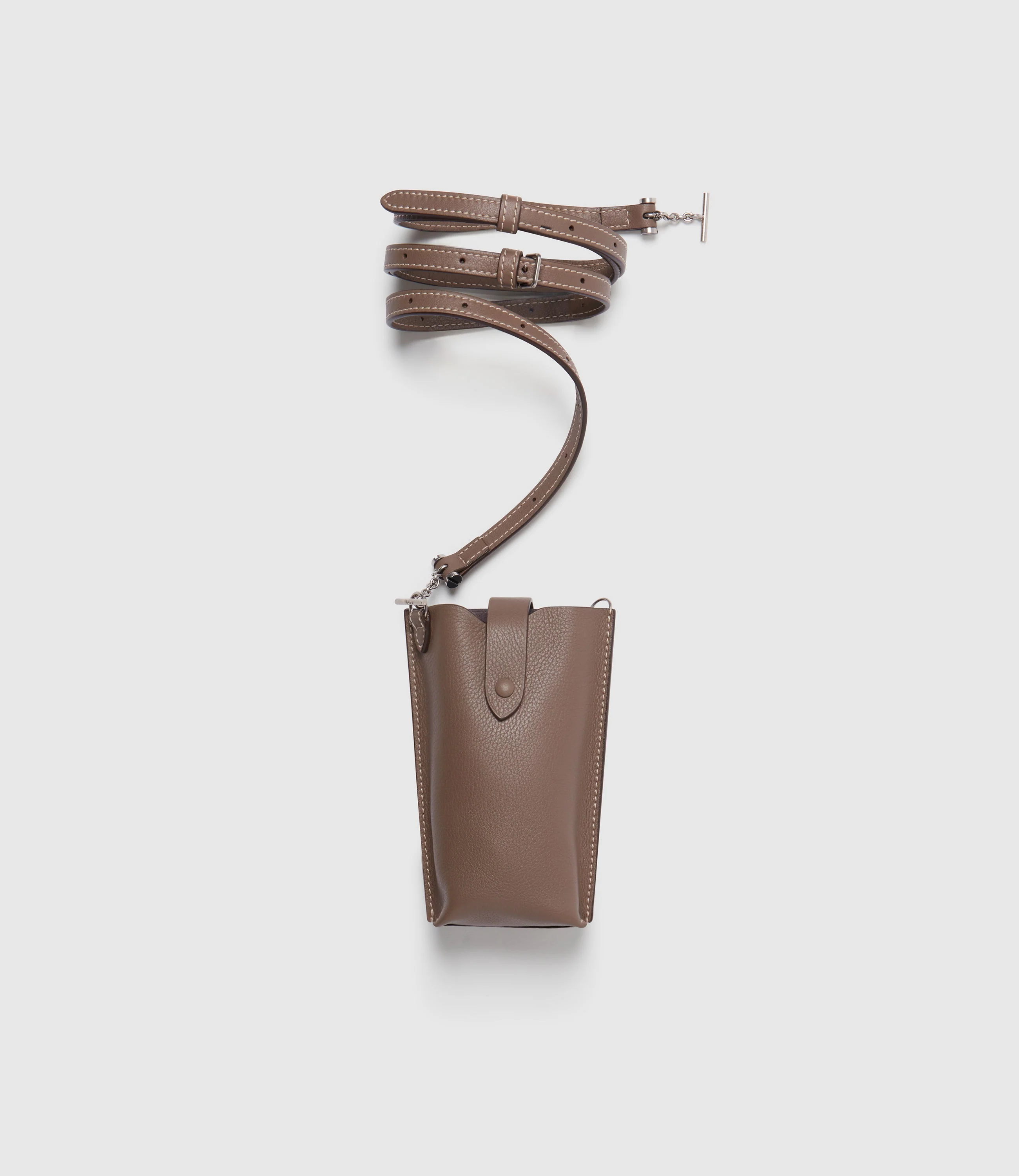 Metier - Minimalist Double Smooth Calfskin Taupe