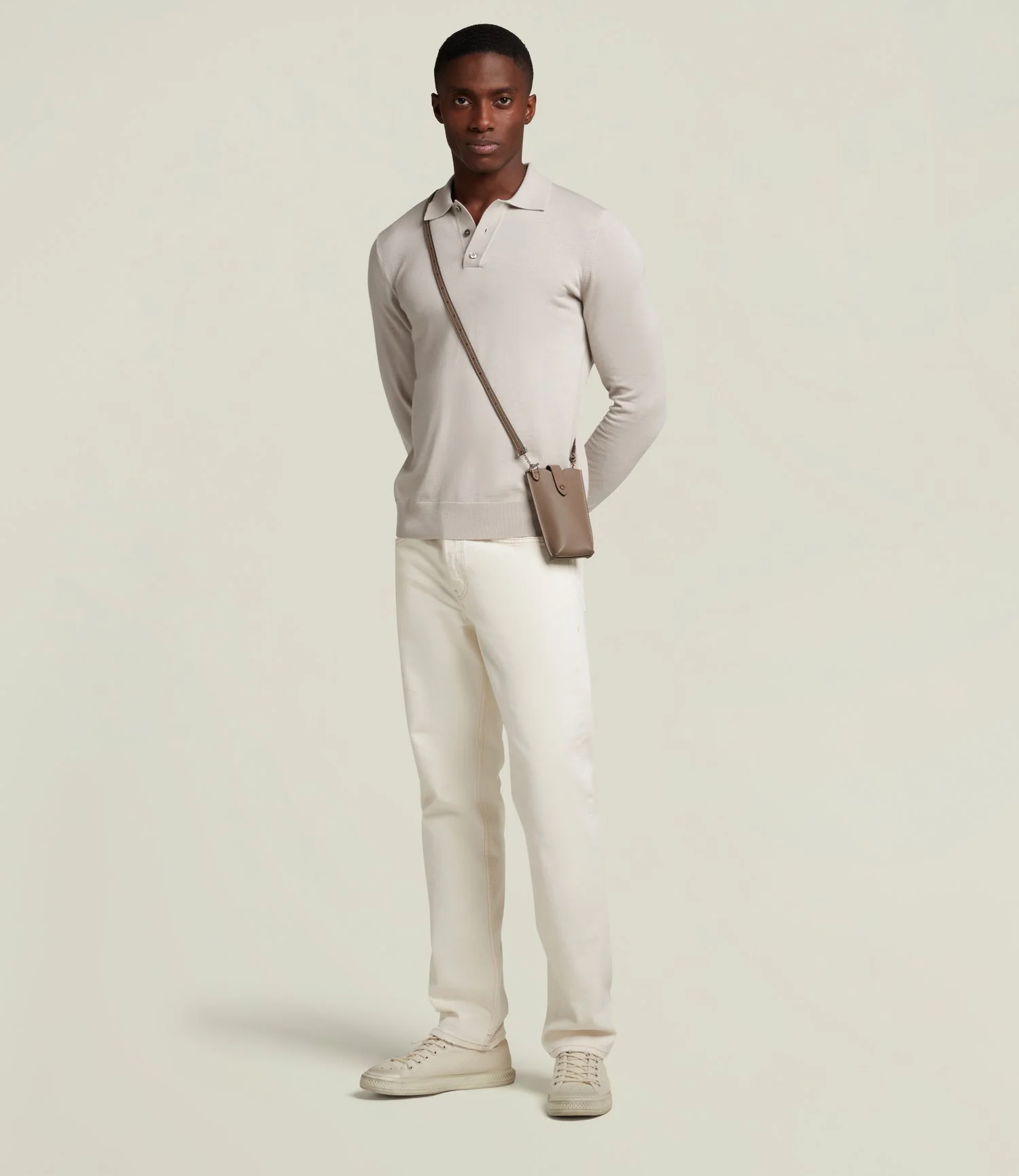 Metier - Minimalist Double Smooth Calfskin Taupe - Image 5