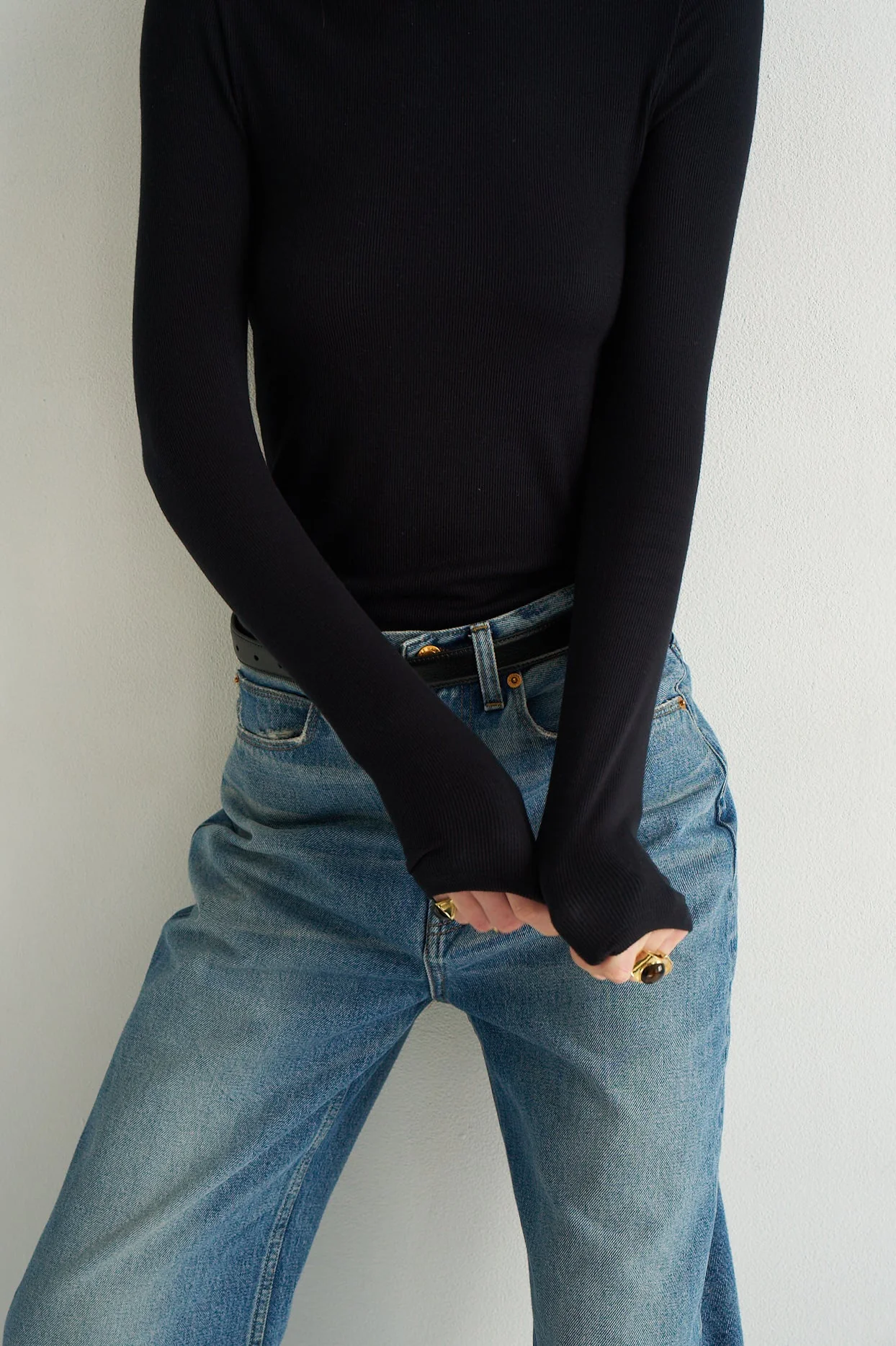 Jamie Haller - The Mock Neck in Black - Image 14