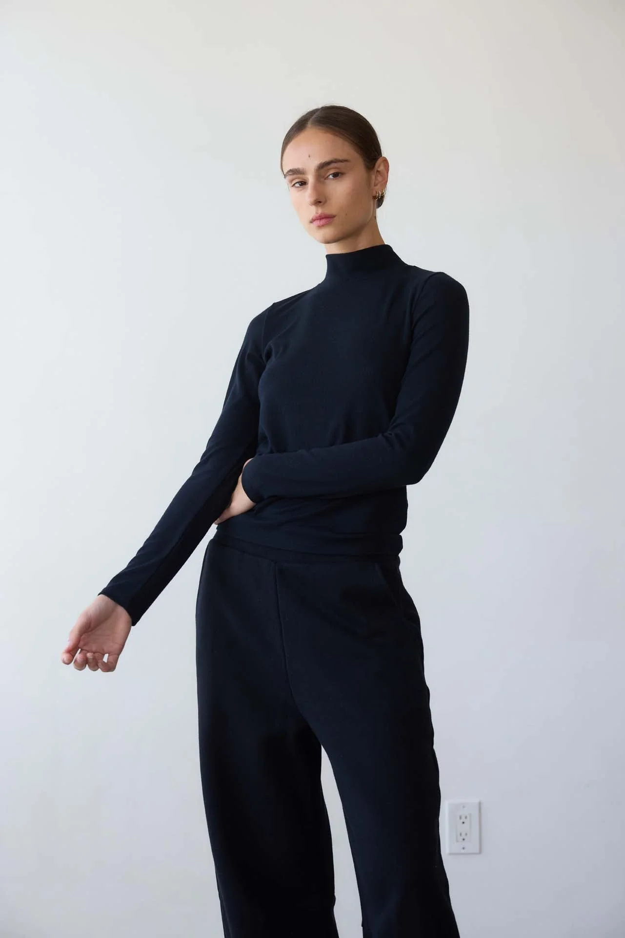 Jamie Haller - The Mock Neck in Black - Image 2