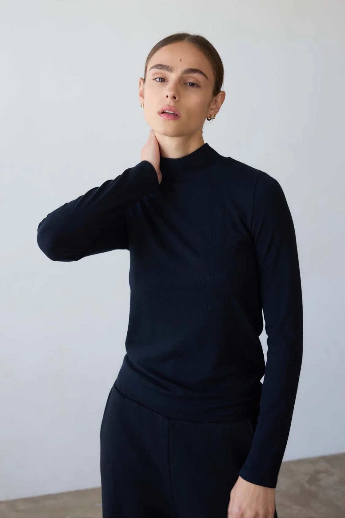 Jamie Haller - The Mock Neck in Black - Image 4