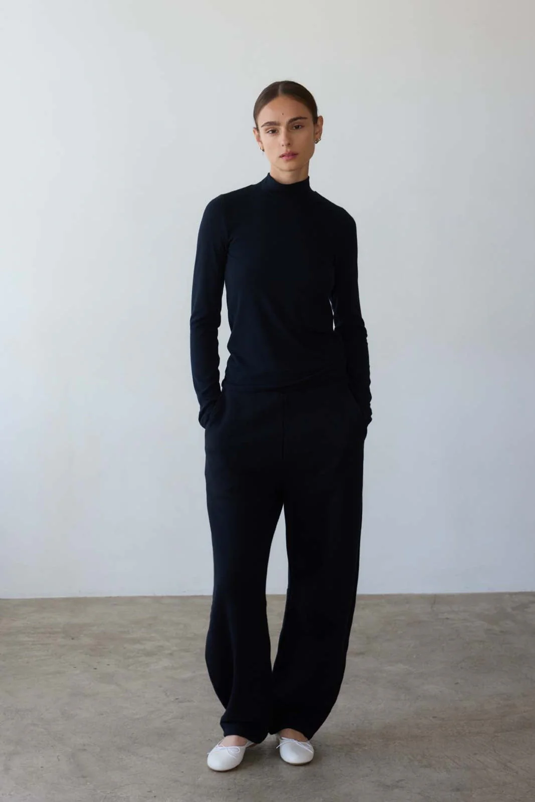 Jamie Haller - The Mock Neck in Black - Image 5