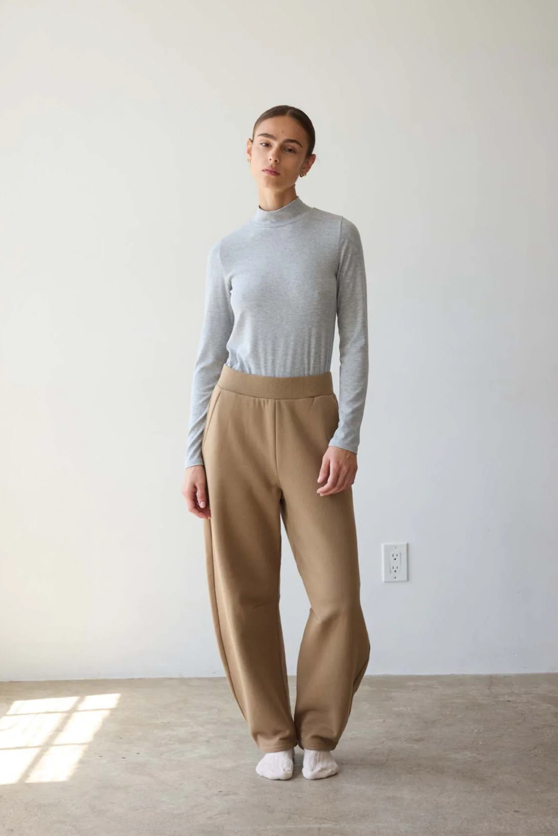 Jamie Haller - The Mock Neck in Heather Grey - Image 17
