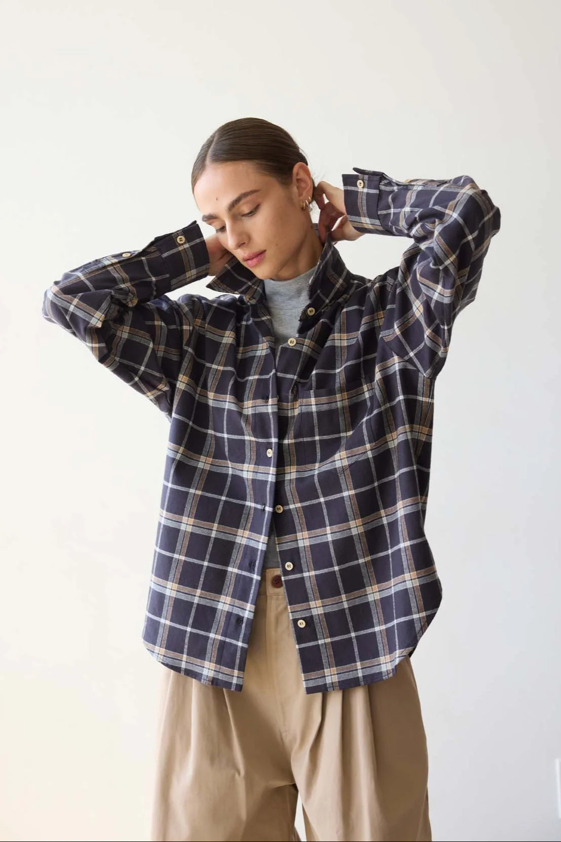 Jamie Haller - The Mock Neck in Heather Grey - Image 5