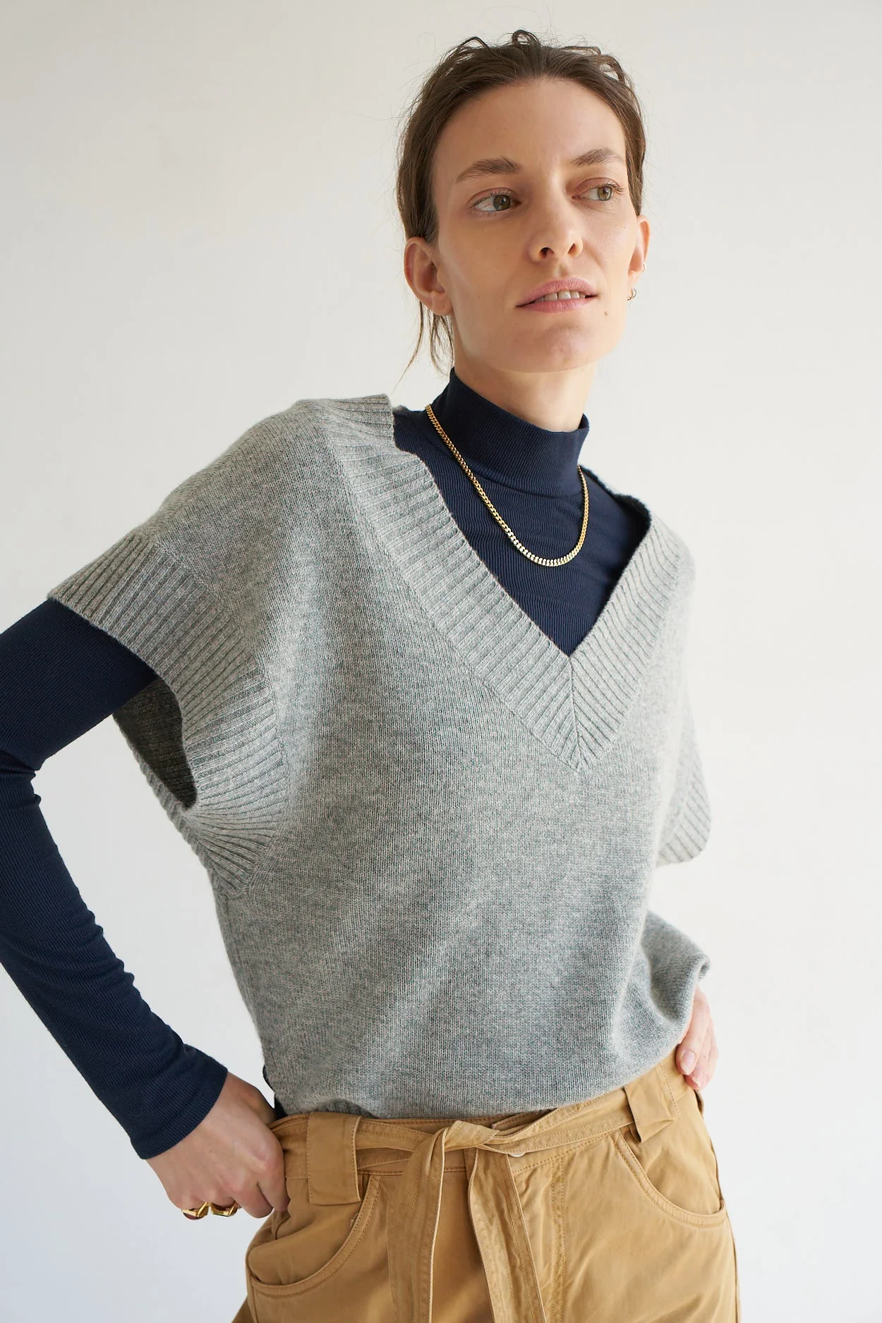 Jamie Haller - The Mock Neck in Navy - Image 15