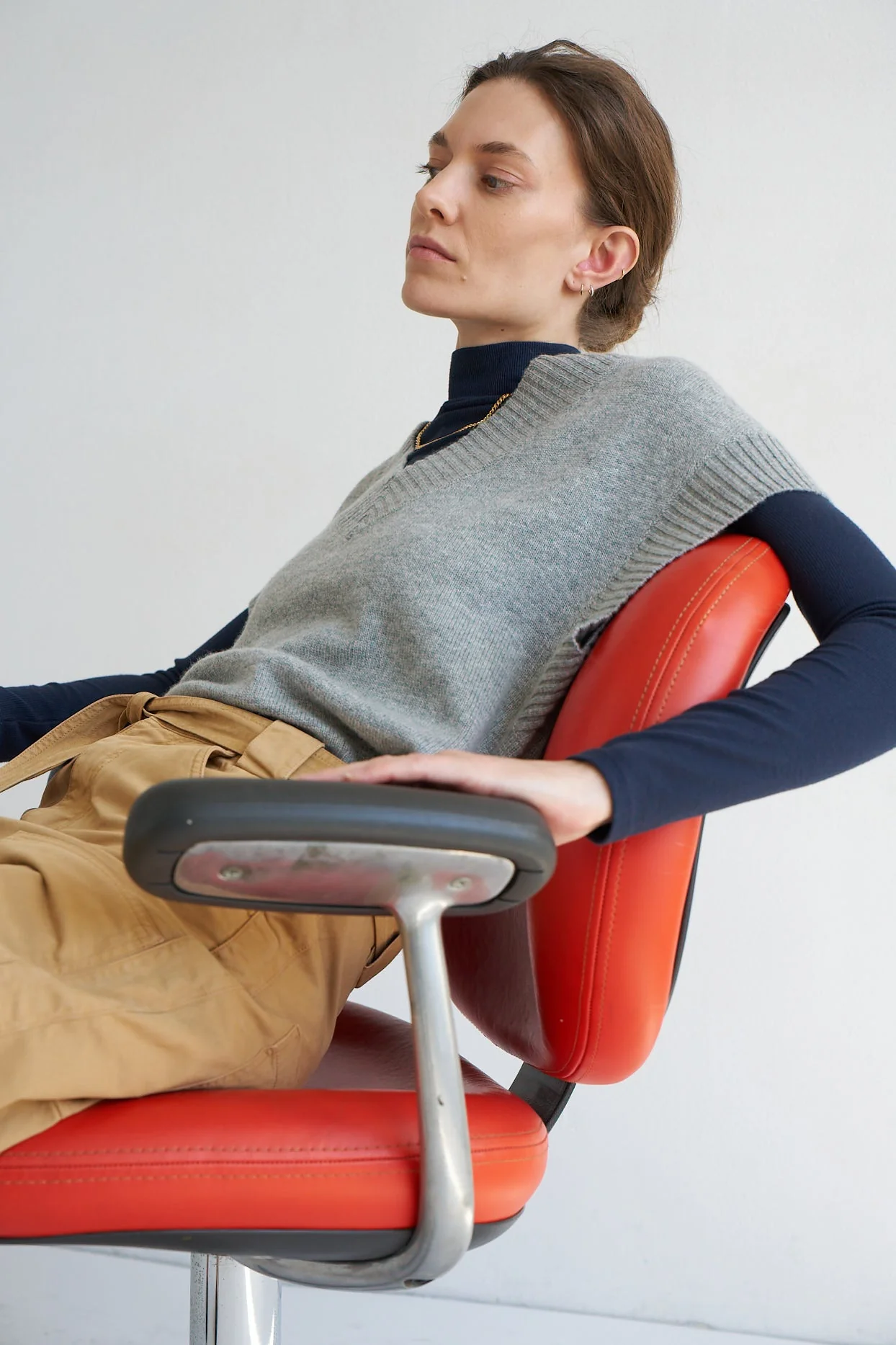 Jamie Haller - The Mock Neck in Navy - Image 17