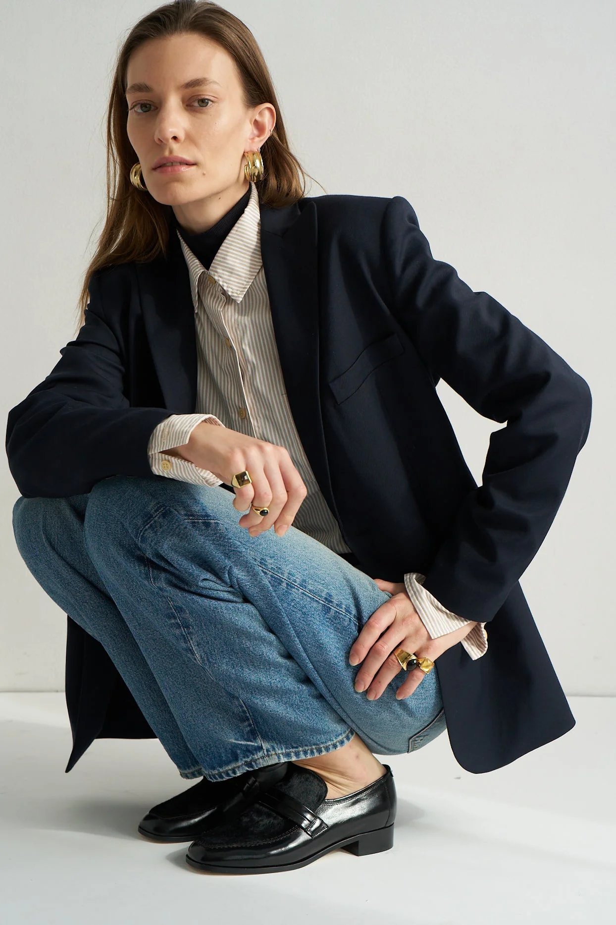 Jamie Haller - The Mod Loafer in Ponyhair Black - Image 5