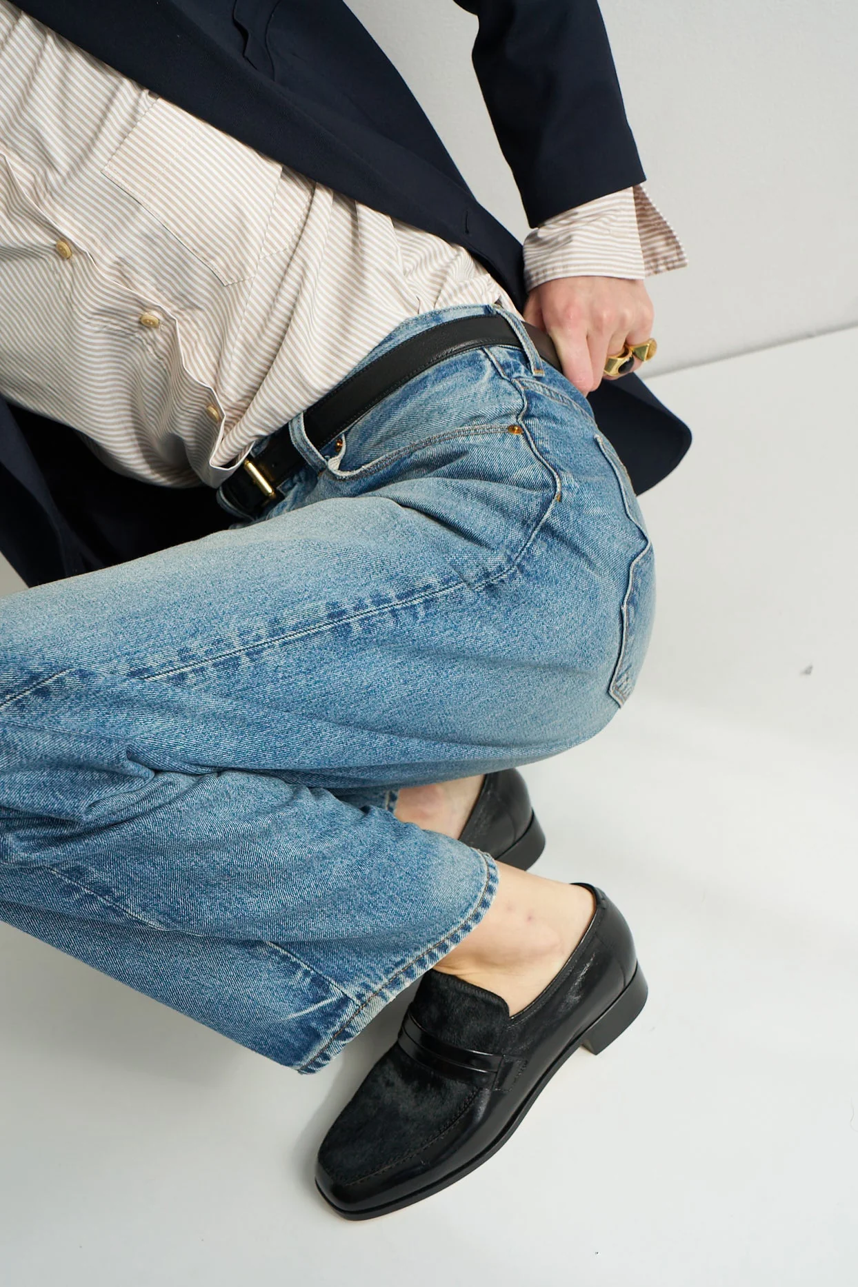 Jamie Haller - The Mod Loafer in Ponyhair Black - Image 8