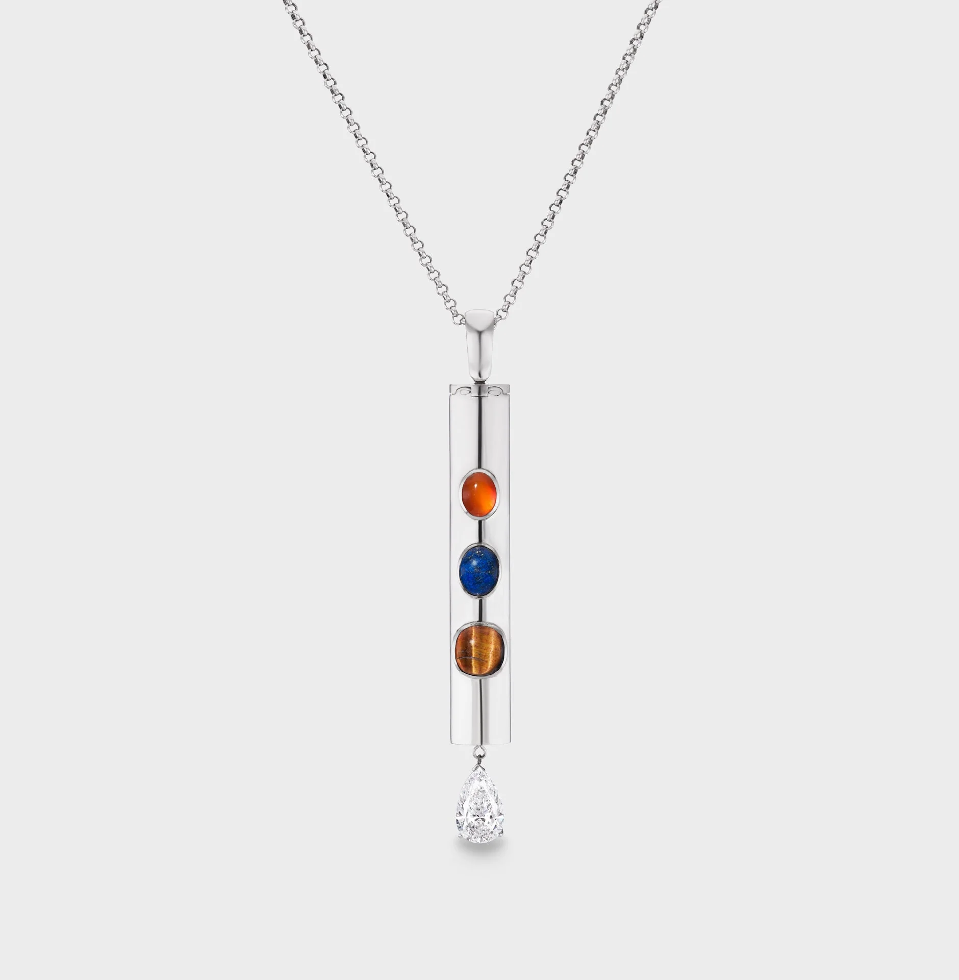 Aflalo - Mom Necklace in Silver
