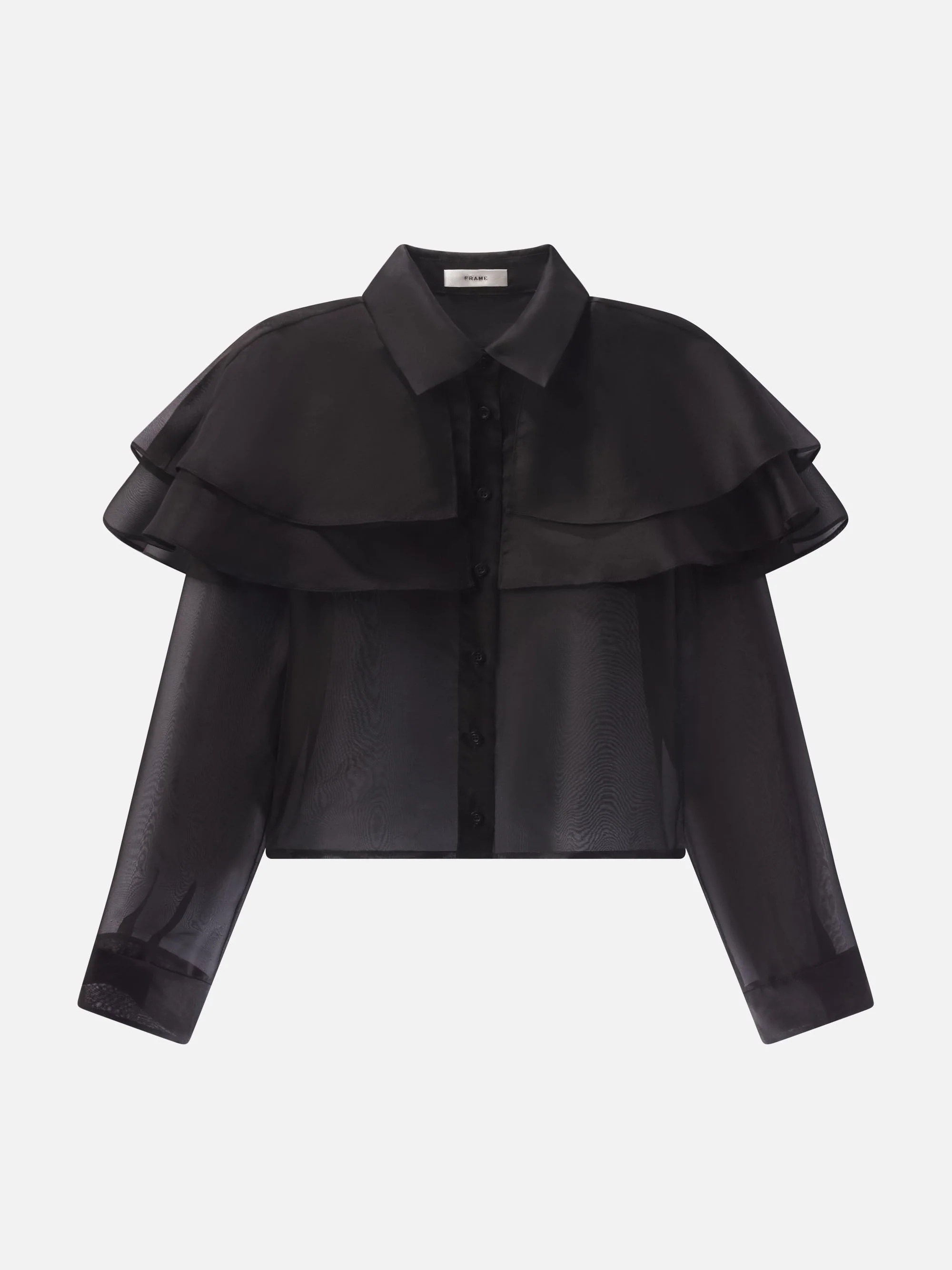 FRAME - The Organza Cape L/S Top