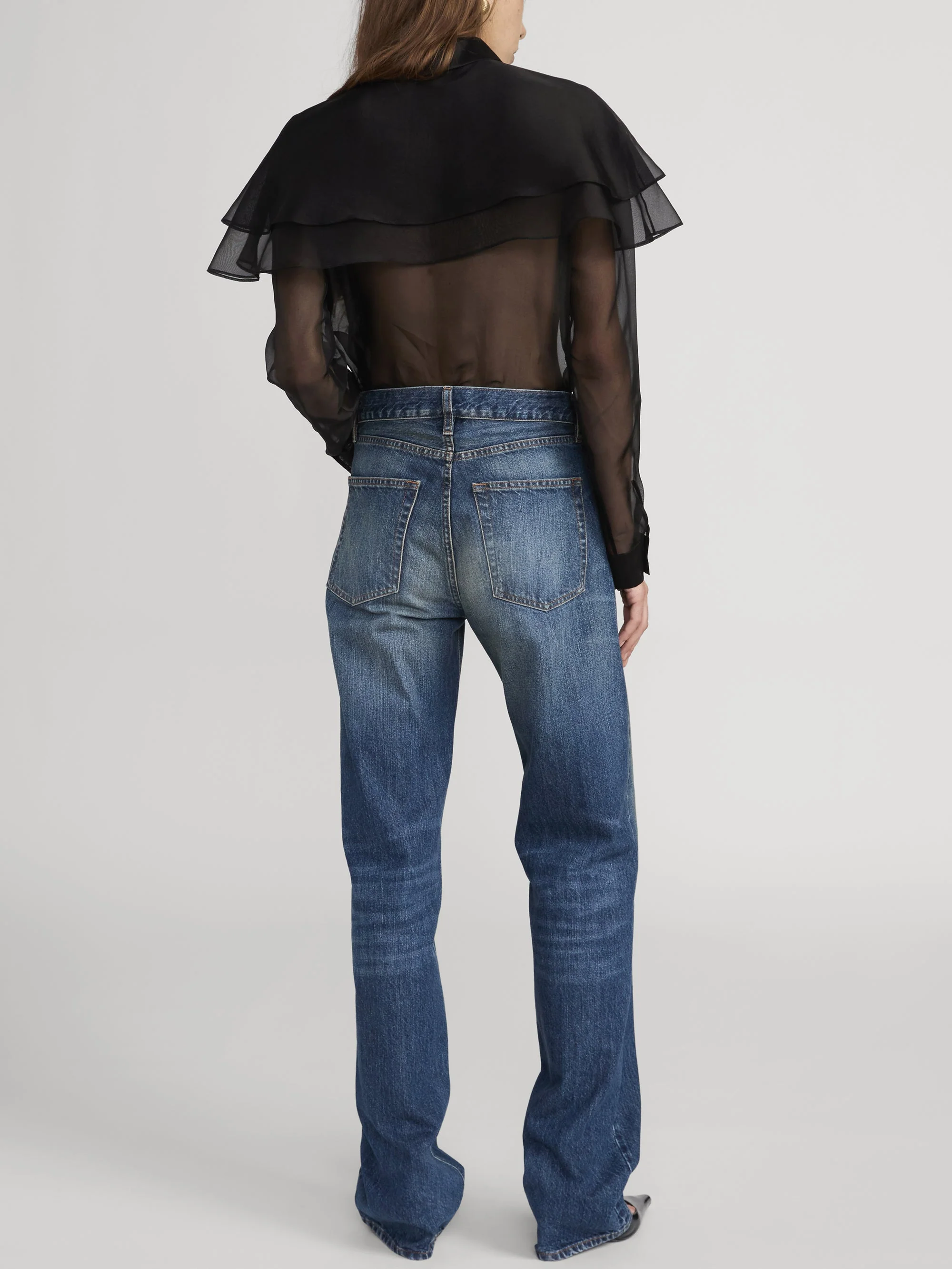 FRAME - The Organza Cape L/S Top - Image 6