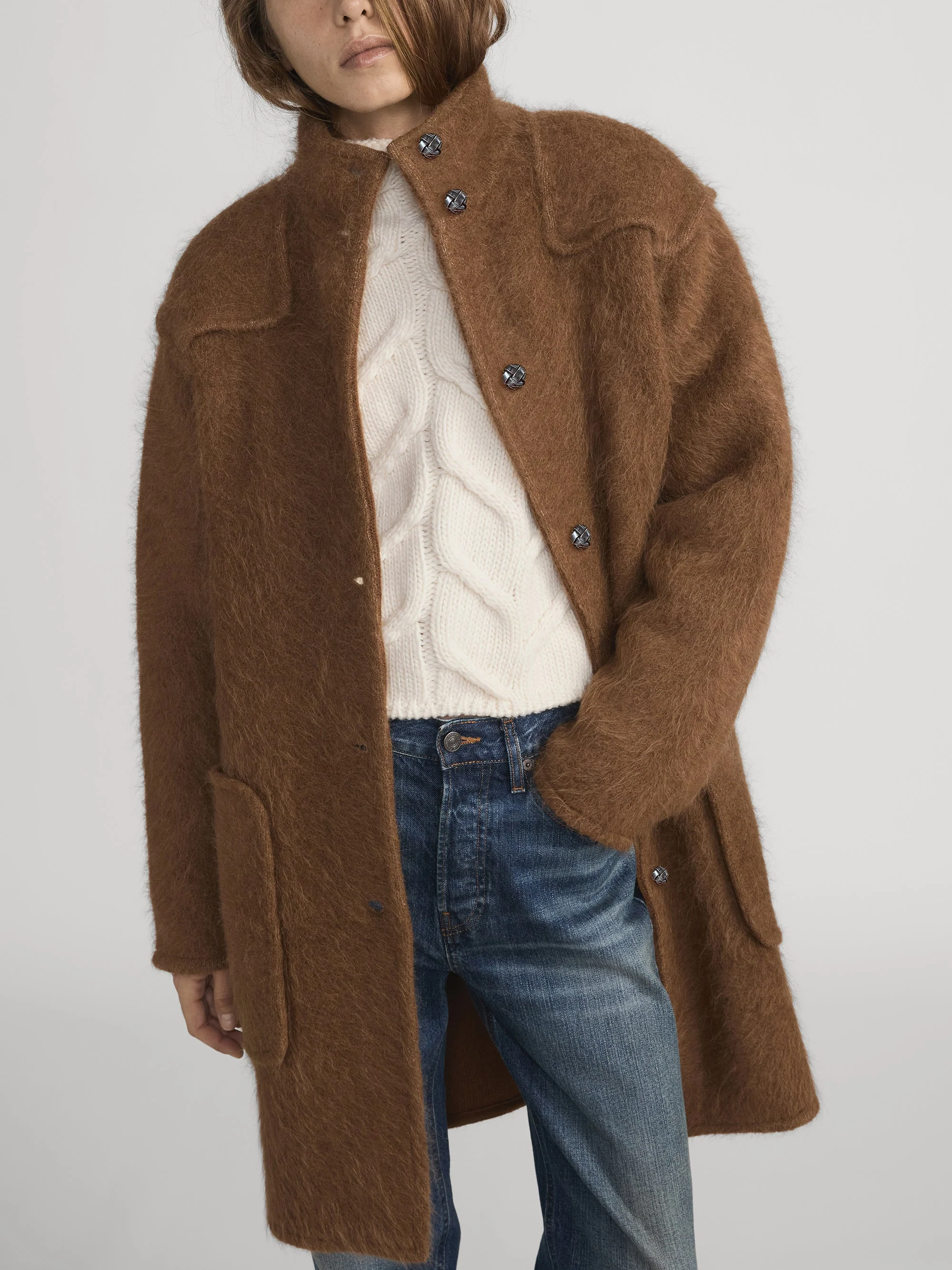 FRAME - The Oversized Lofty Jacket - Image 3